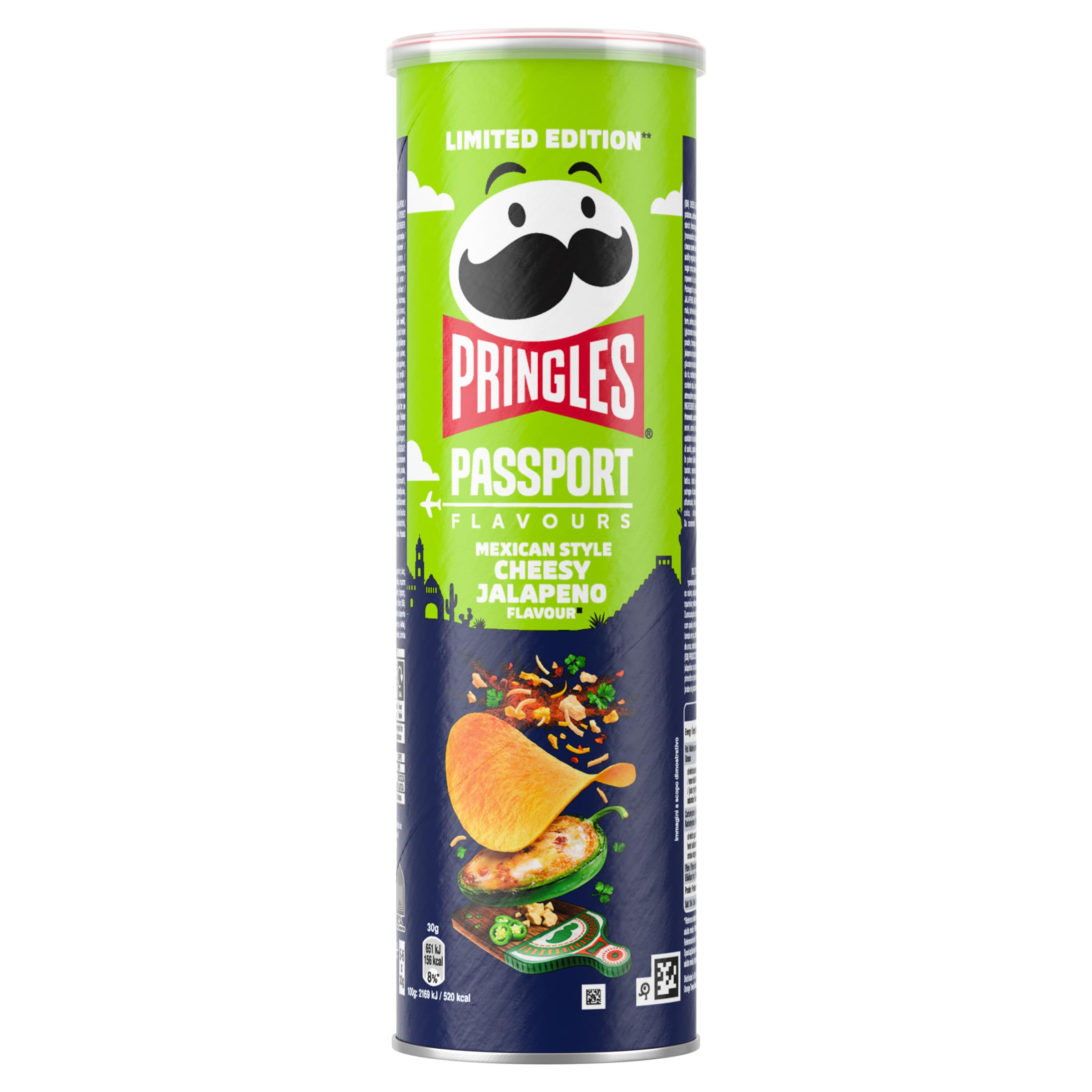 Pringles Passport Mexican Style Cheesy Jalapeño 165g
