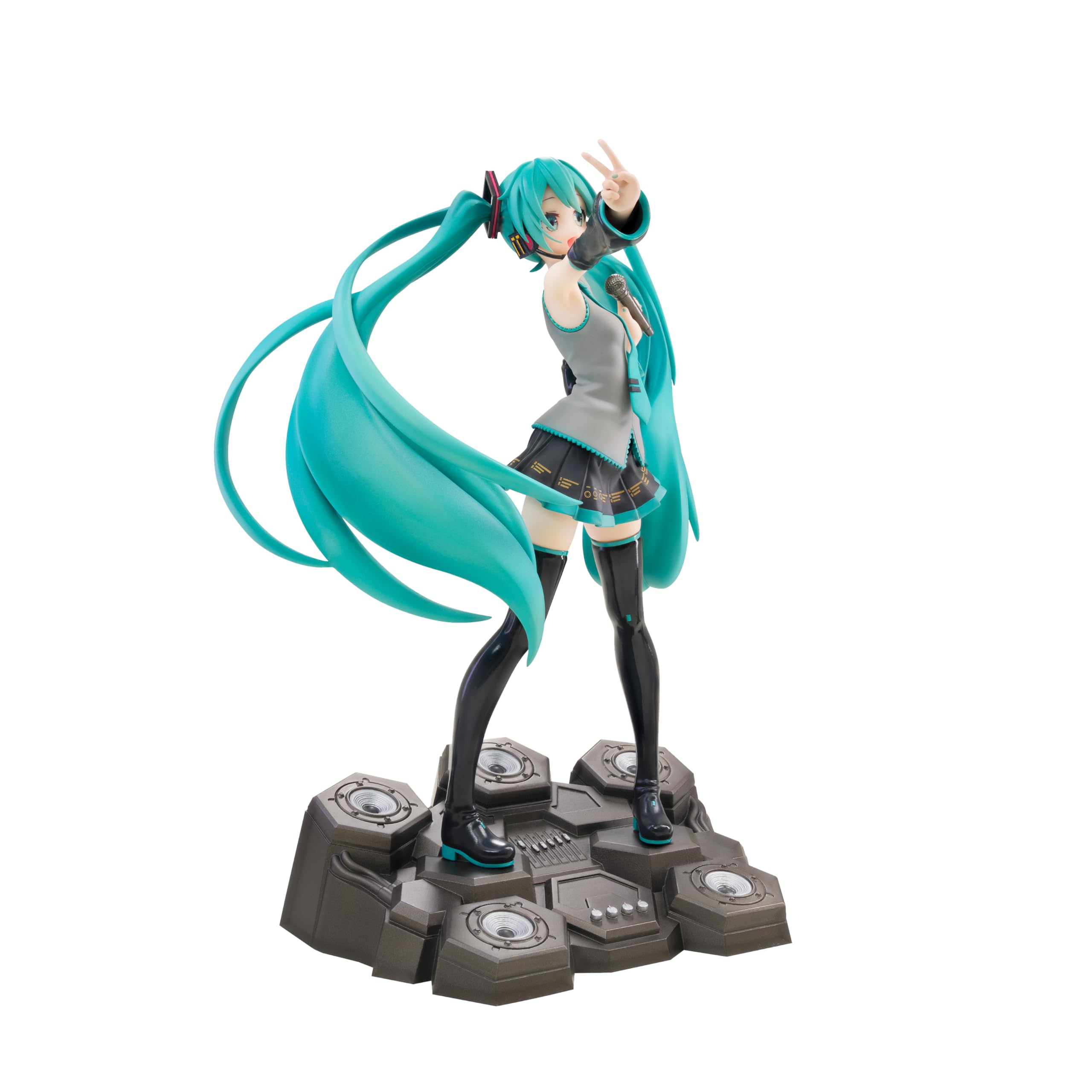 ABYstyle Studio – Figurine Hatsune Miku 1/10 « Clin d’œil » 18–24 cm – Produit Officiel – PVC Haute qualité