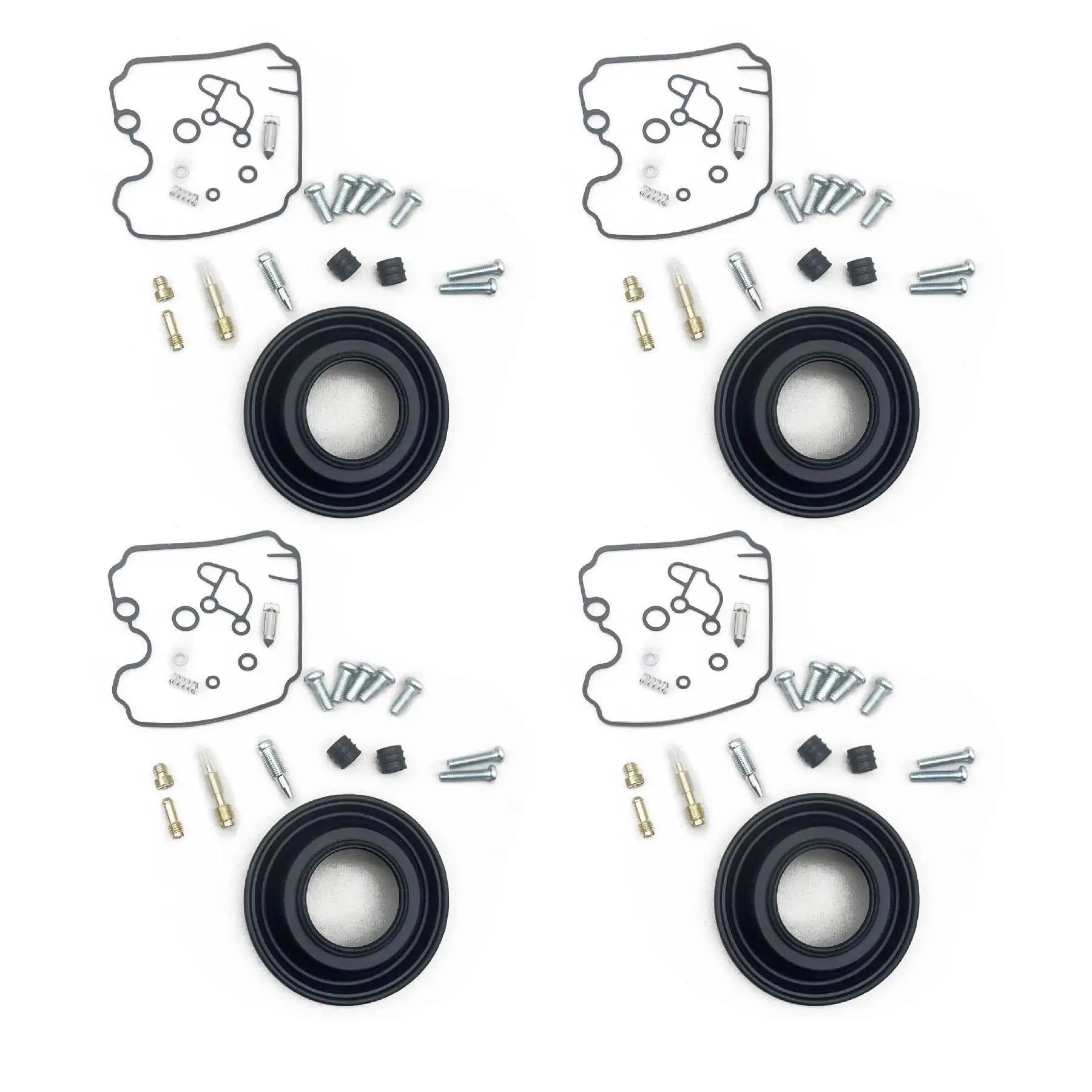 Kit réparation carburateur moto FZR600R Yamaha 1990-1999 avec diaphragme vide x4