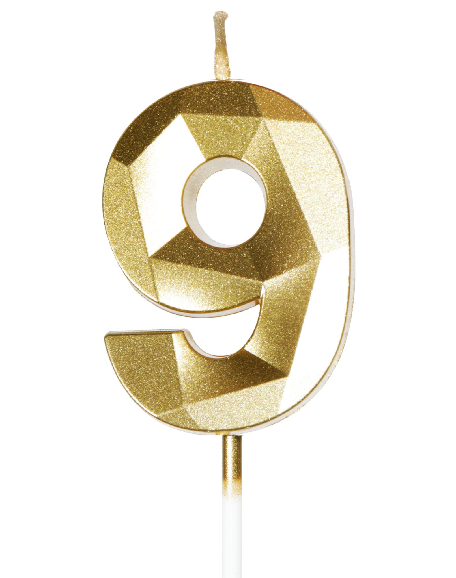 Yiran 50th Birthday Candles, Gold Number 50 Happy Birthday Candles, Cake Topper Decorations for Birthday Party, Wedding Anniversary Celebration Supply — view 239