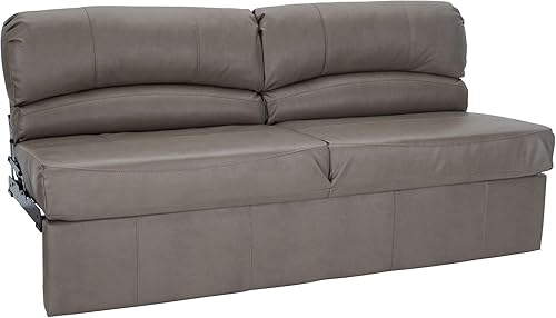RecPro Charles RV Jackknife Sofá Sofá biplaza Sofá cama Opciones de longitud 62 pulgadas, 68 pulgadas, 72 pulgadas (62 pulgadas, masilla)