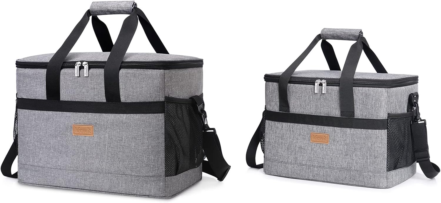 Lifewit Cooler Bag 30 and 50 Cans Collapsible and Insulated Large Lunch Bag Leakproof Soft Cooler Portable for Camping/BBQ/Family Outdoor Activities