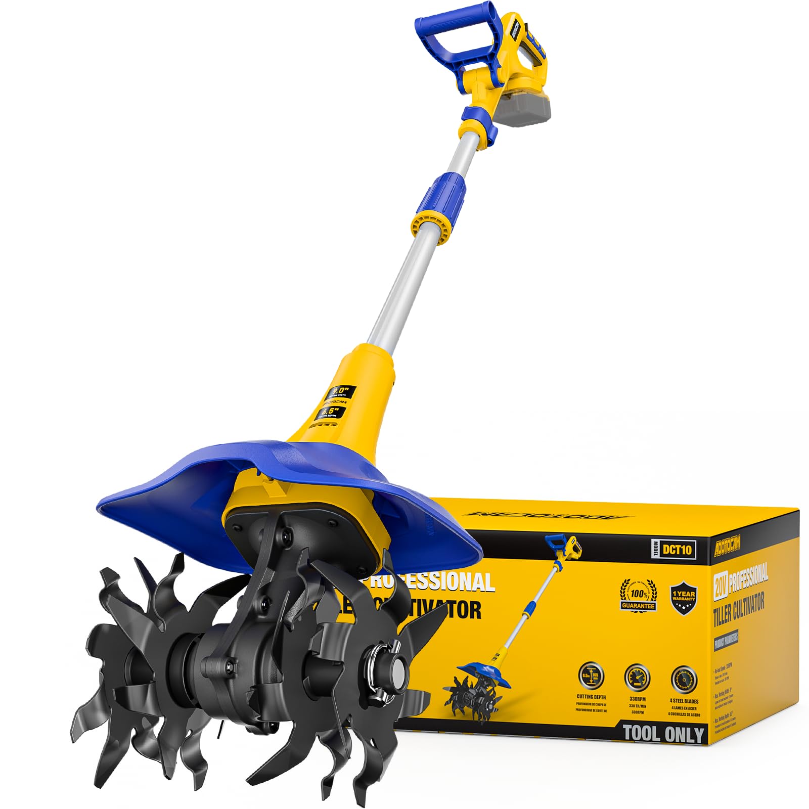 ADOTOCAM Electric Tiller
