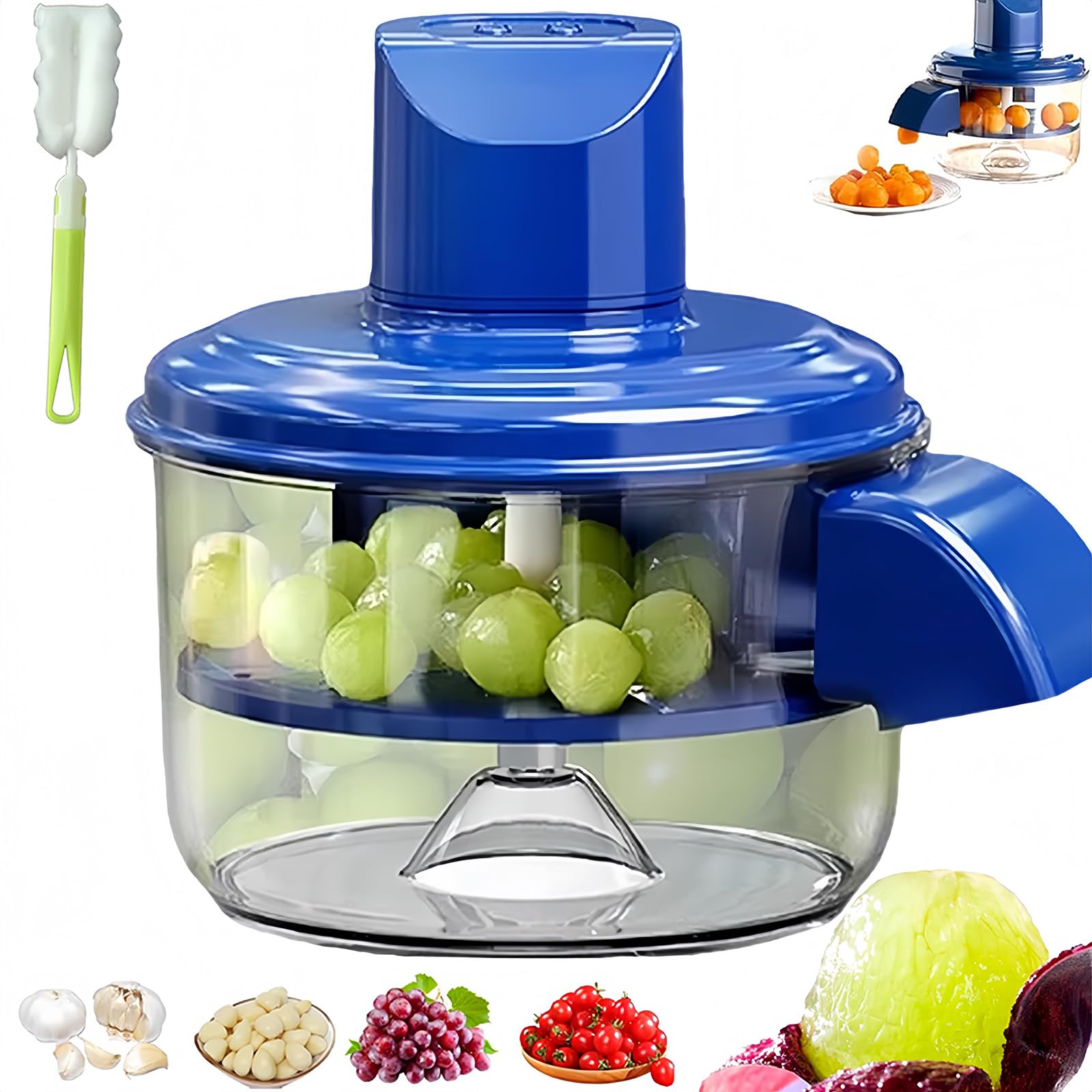 Electric Grape Peeling Machine, Peelpro Automatic Electric Peeler, Automatic Peeling Machines, Garlic Peeler Machine Electrics, 2025 Upgraded Version Rechargeable Suitable for Grapes, Garlic