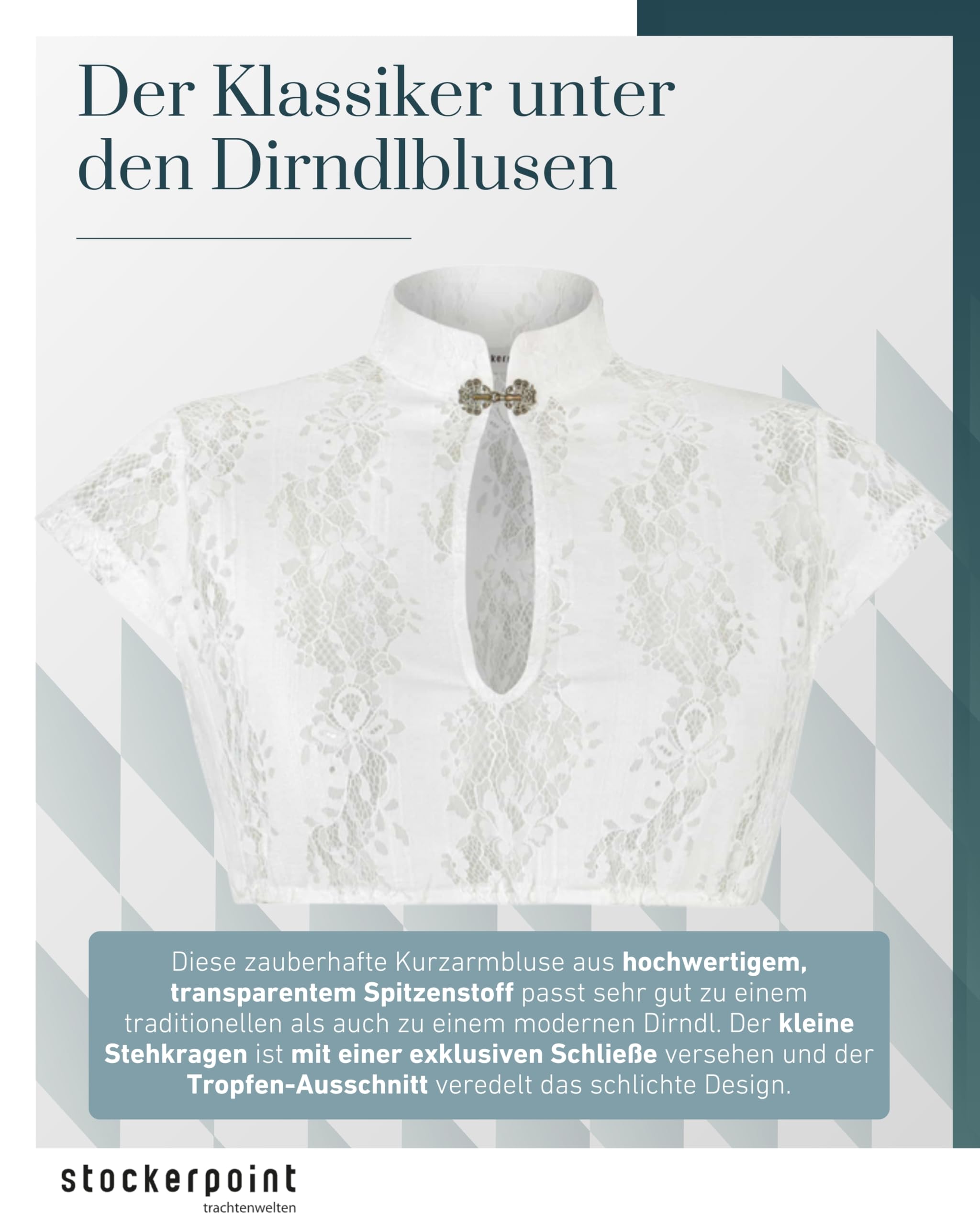 Stockerpoint Dirndlbluse Carole I Größe 32-48