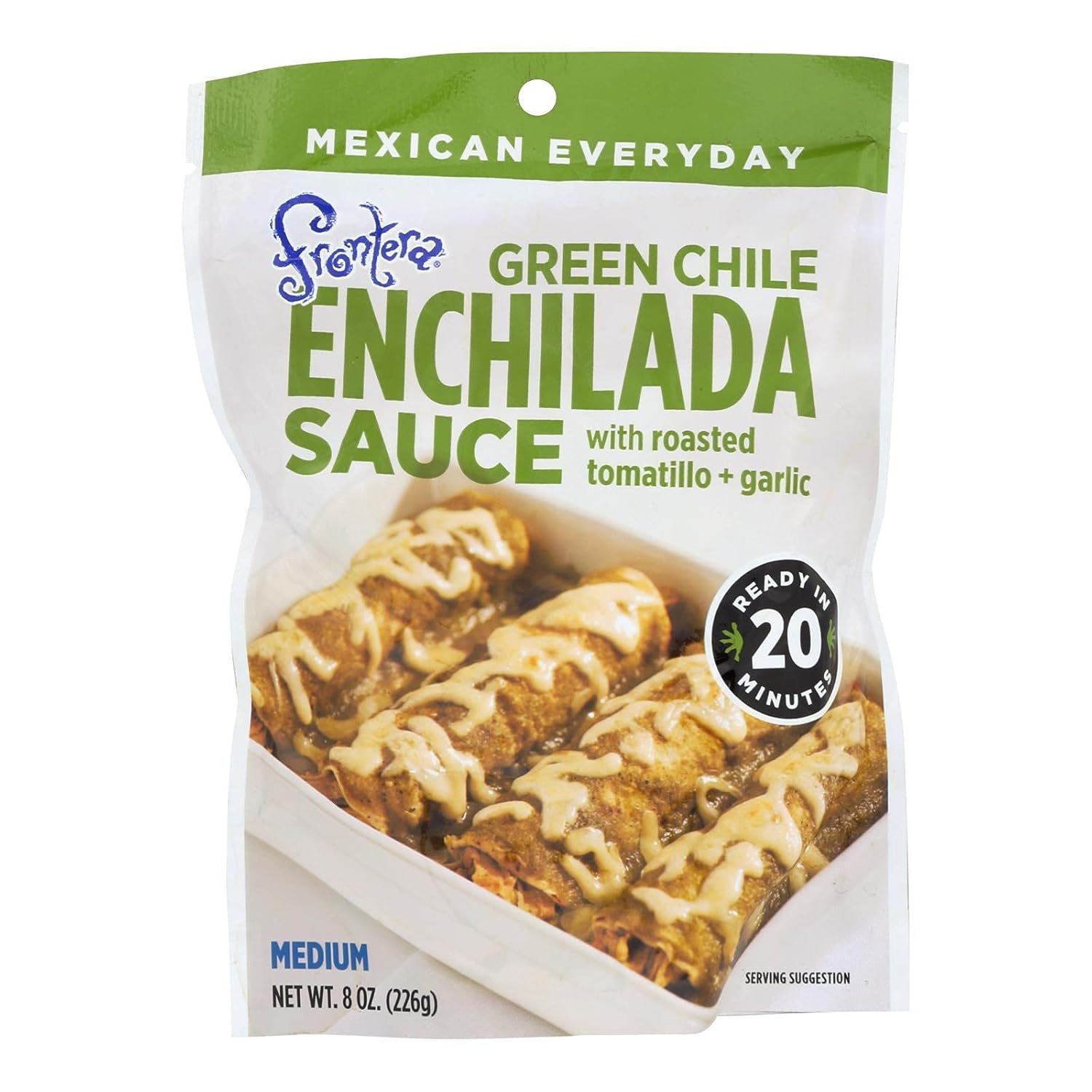 4 Case,Frontera Foods Green Chile Enchilada Sauce - Green Chile - Case of 6-8 oz.6