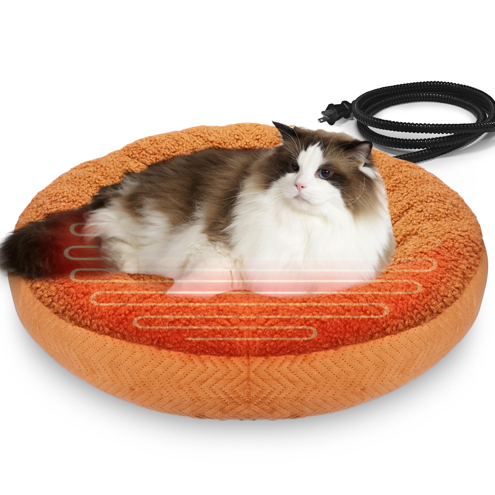 AUPETEK Heated Cat Bed