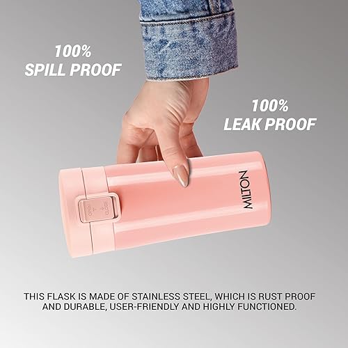 Miniatura 6 de Milton Taza de café aislada con tapa (12 onzas), taza de viaje, a prueba de derrames, a prueba de fugas, tazas térmicas de acero inoxidable aisladas