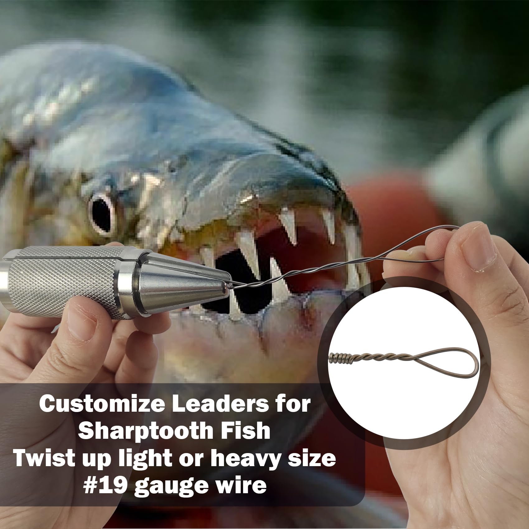 Eupheng Anti-Slip Stainless Steel Twist Fishing Tool, Mini (0.014