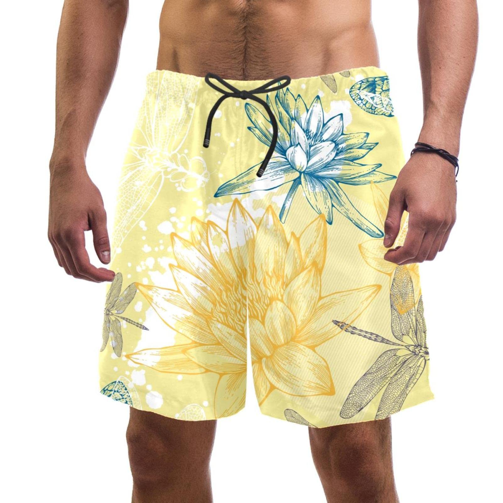 Maillots de bain hommes JDEZ papillon finitions soignées et séchage rapide - 6