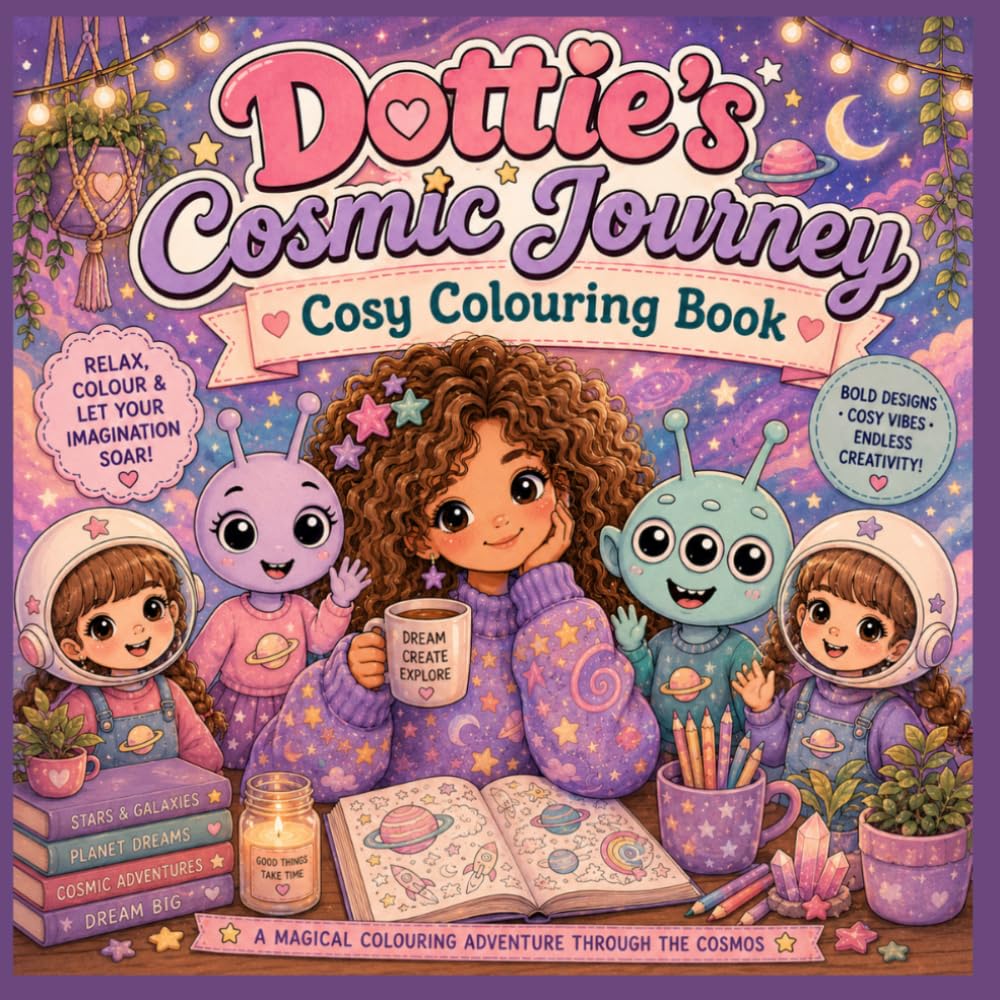 Dottie and Friends Cosmic Colouring Book (Dottie and Friends Fabulous Adventures Colouring Books)