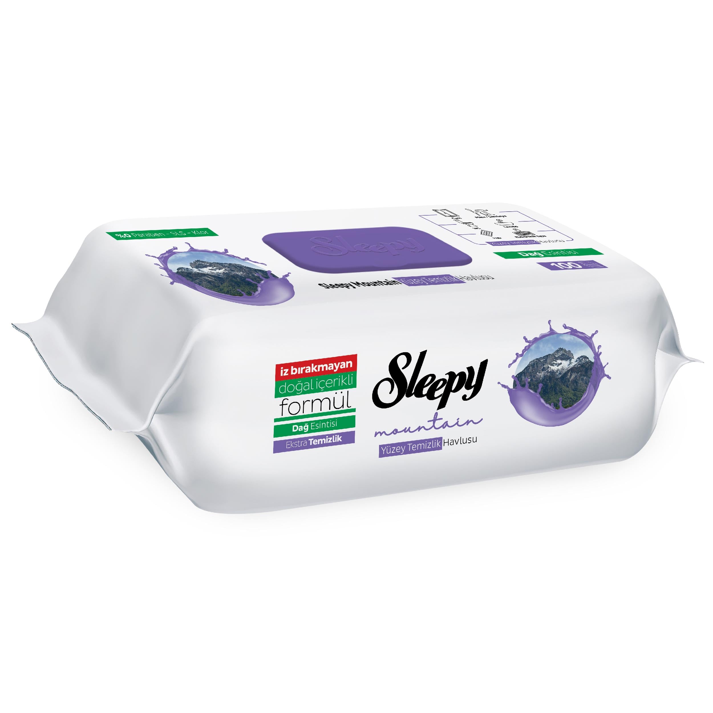 Sleepy Mountain Yüzey Temizlik Havlusu&Mendili Dağ Esintisi 100 Yaprak