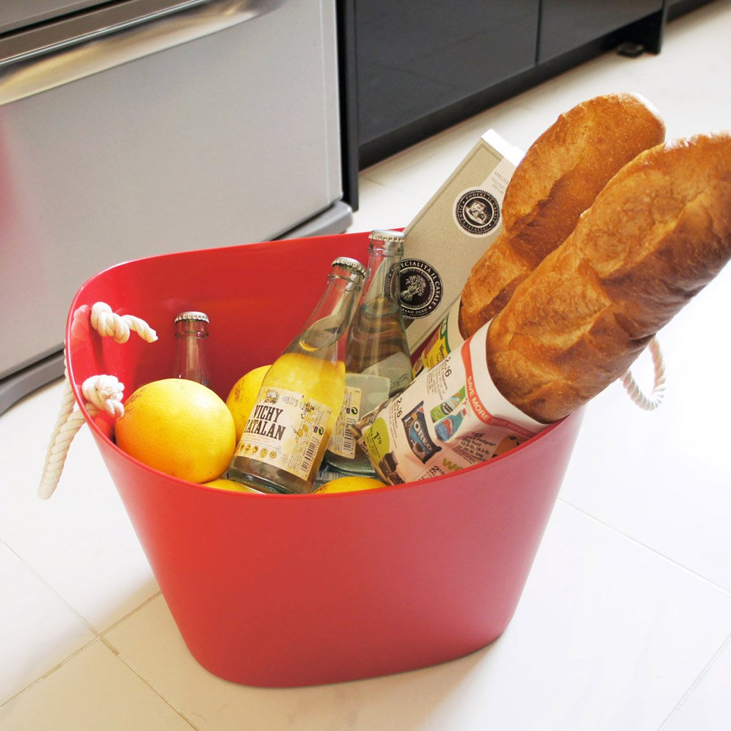 balco Lore Plastic Tub with Rope Handles by balco Lore