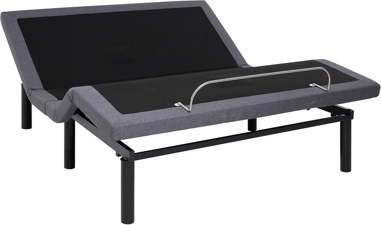 Naomi Home Idealbase Queen Adjustable Bed Frame with Lumbar Support & Head Tilt, Foot Incline, Back & Leg Massage, USB Ports,Wireless Remote, Ergonomic Zero-Gravity Smart Bed