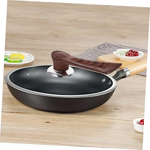 Miniatura 5 de Mango universal de repuesto para tapa de olla con acabado de grano de madera, agarre ergonómico para un manejo seguro, ideal para utensilios de