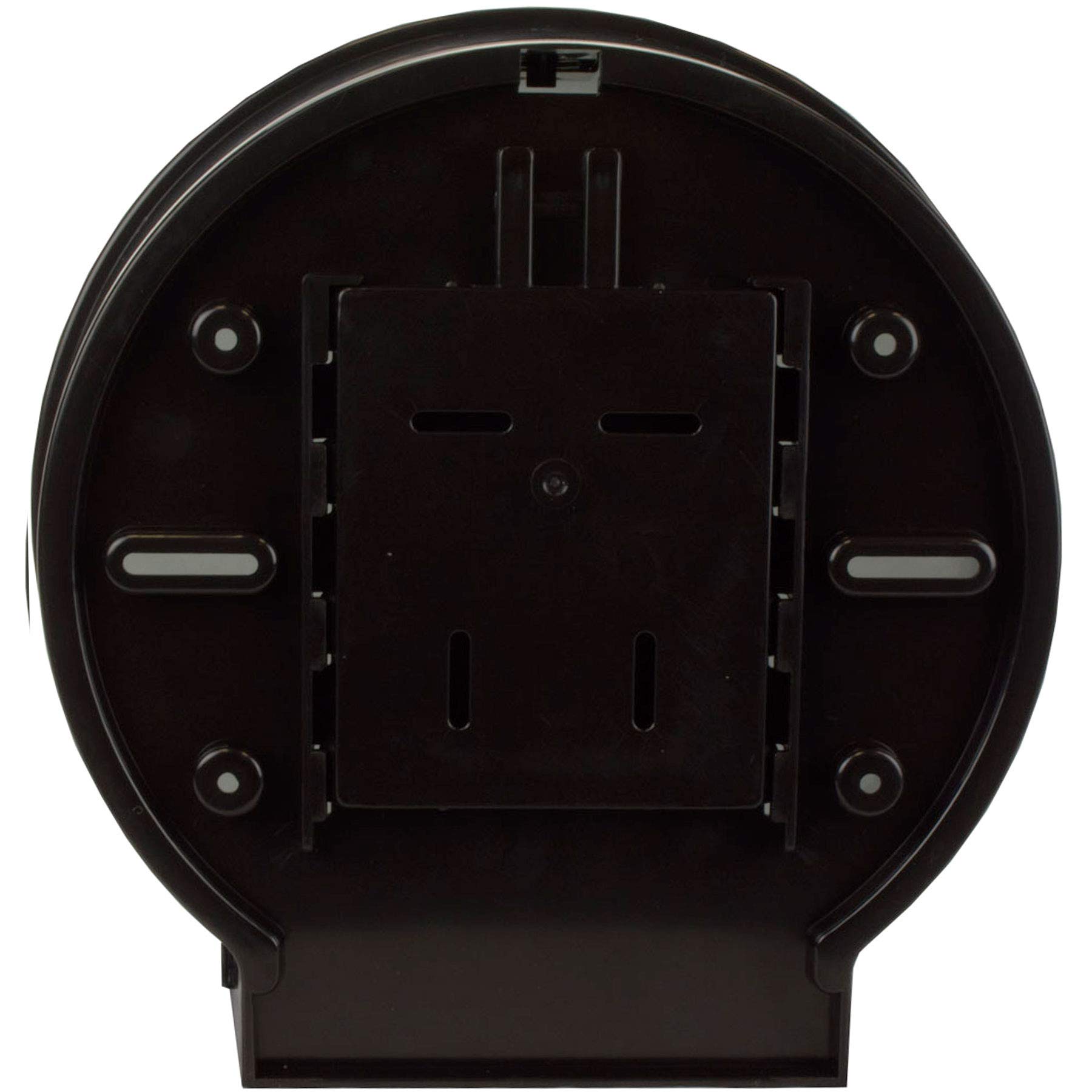 Janico Dispensador de Papel higiénico de 23 cm, Ahumado/Negro