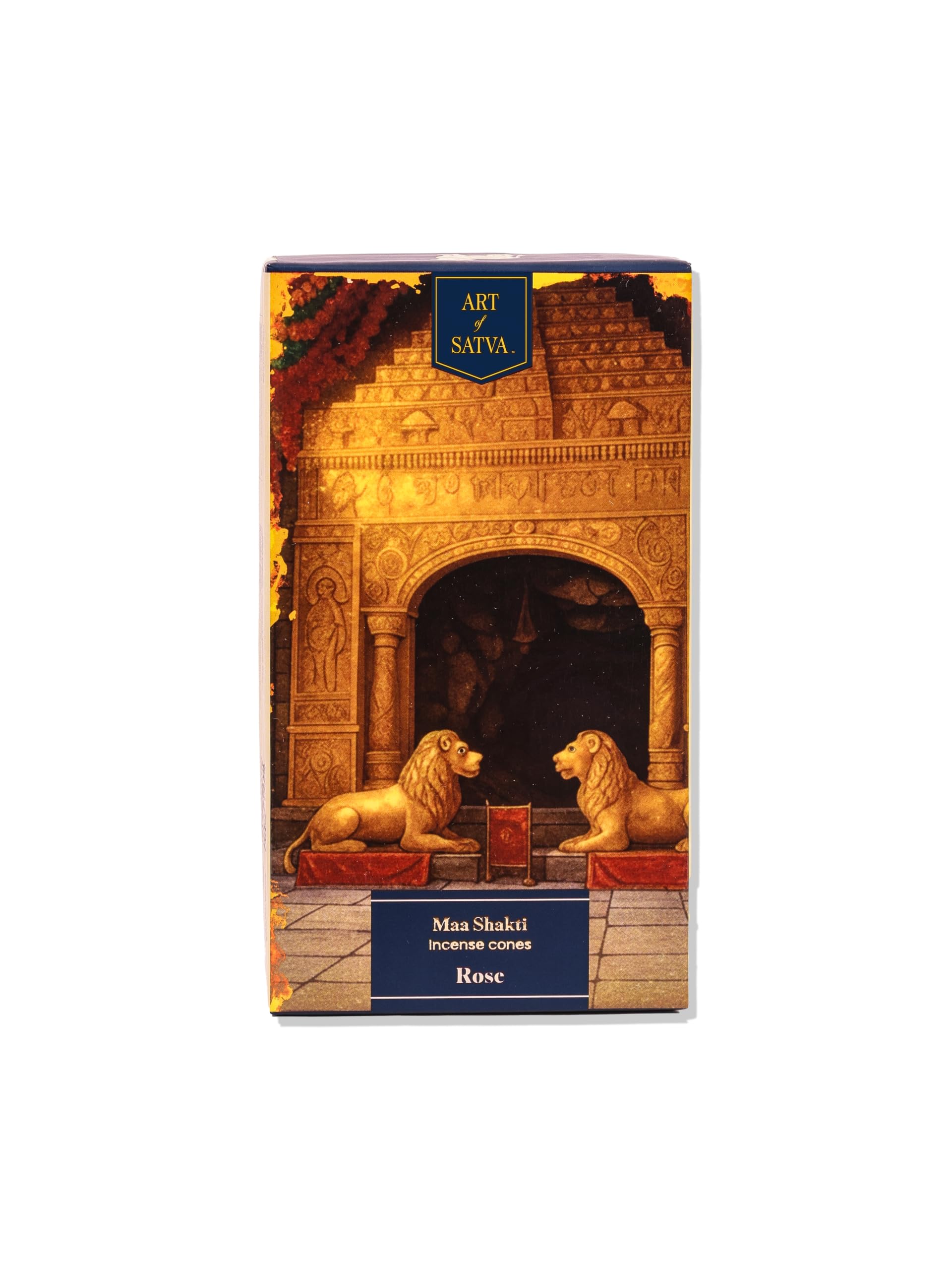 Luxury Incense Cones | Maa Shakti Rose Cones for Pooja, Meditation & Aarti | Natural Chemical-Free Smokeless Agarbatti | Free Dhoop Holder | Eco-Friendly | Pack of 40-picture-10