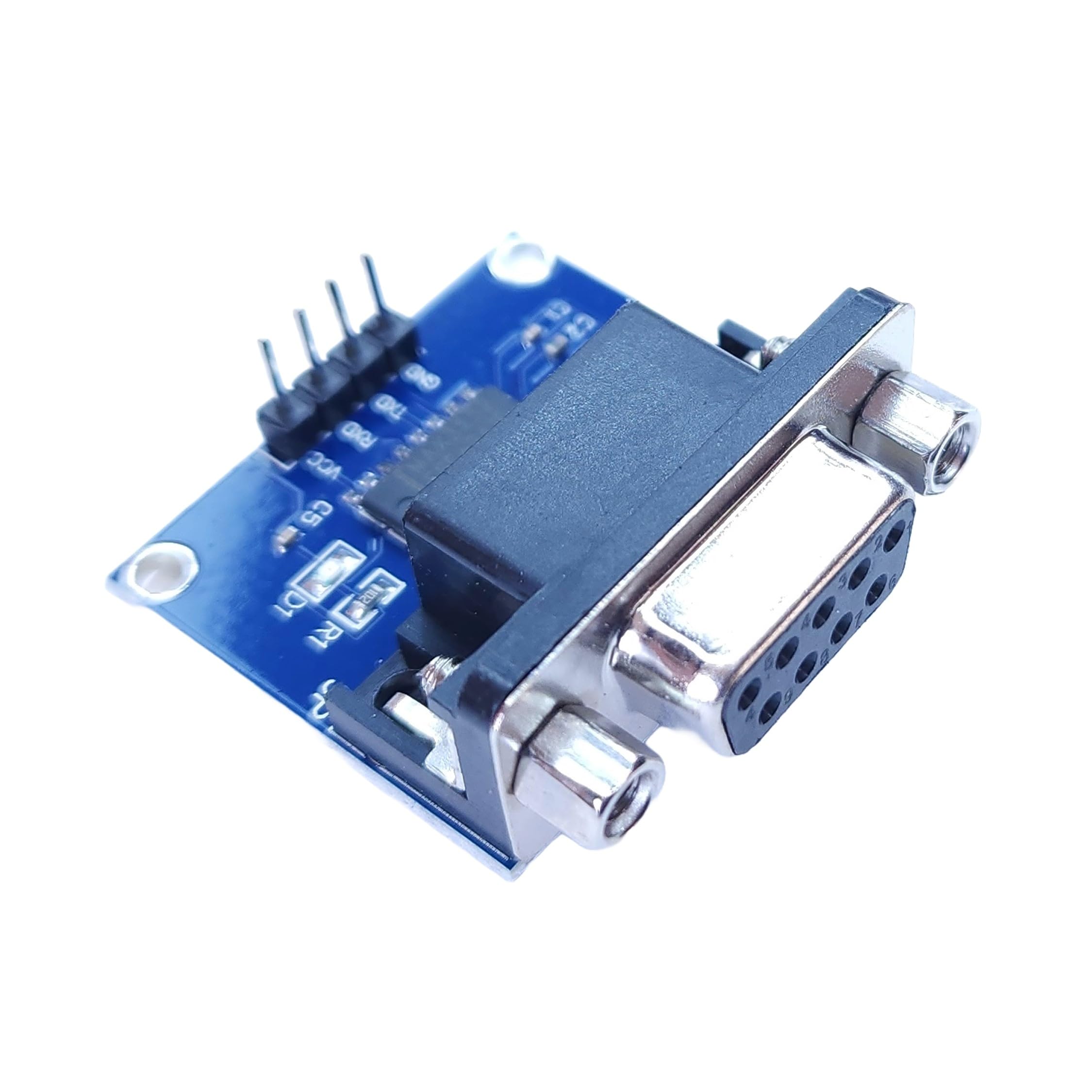 MAX3232 RS232 to TTL Serial Port Converter Module, DB9 Female | Compatible with Arduino, Raspberry Pi, ESP32, ESP8266 with Tutorials, 2 Pieces