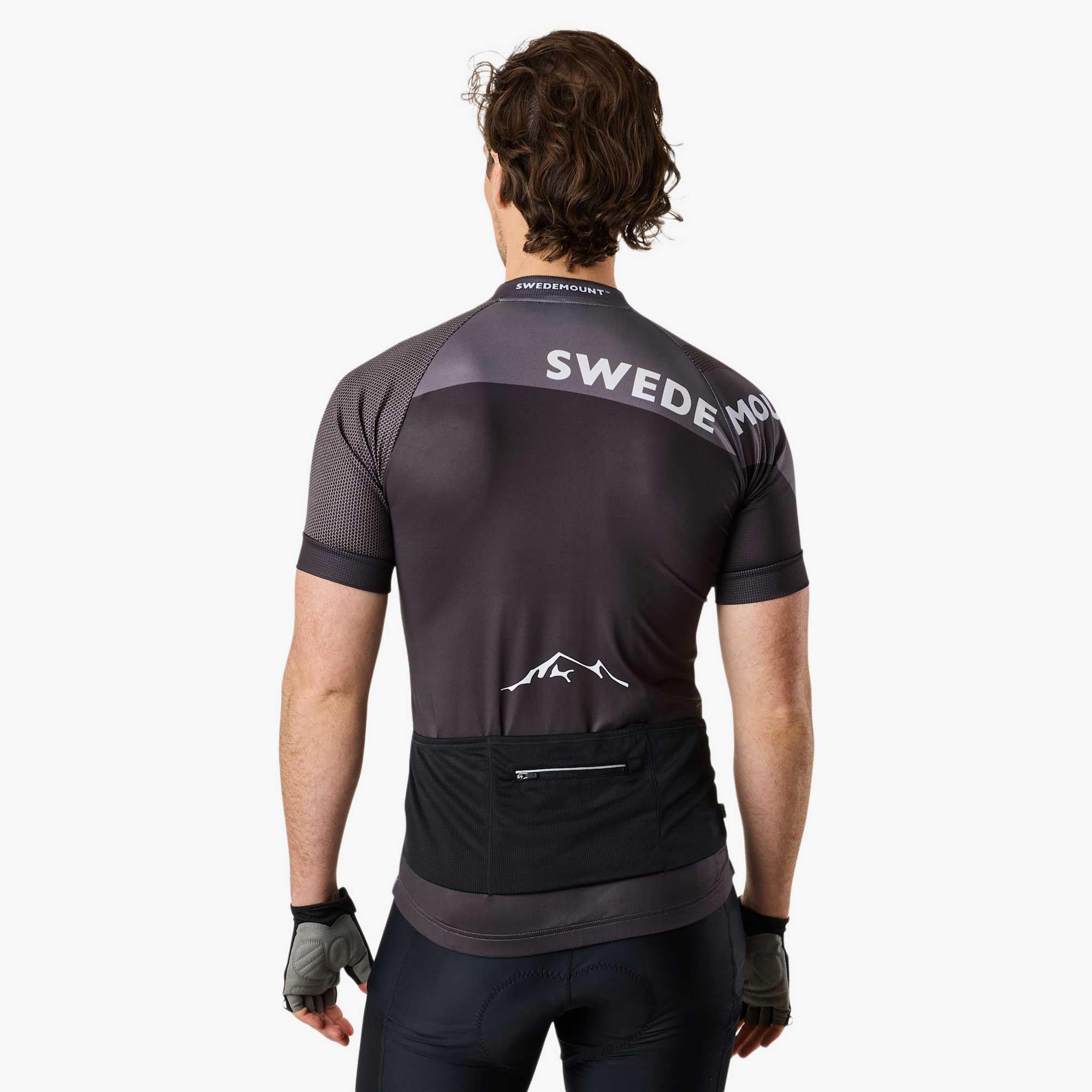 Swedemount Giro Bike Tee II Koszulka kolarska z krótkim rękawem i tylnymi kieszeniami dla mężczyzn