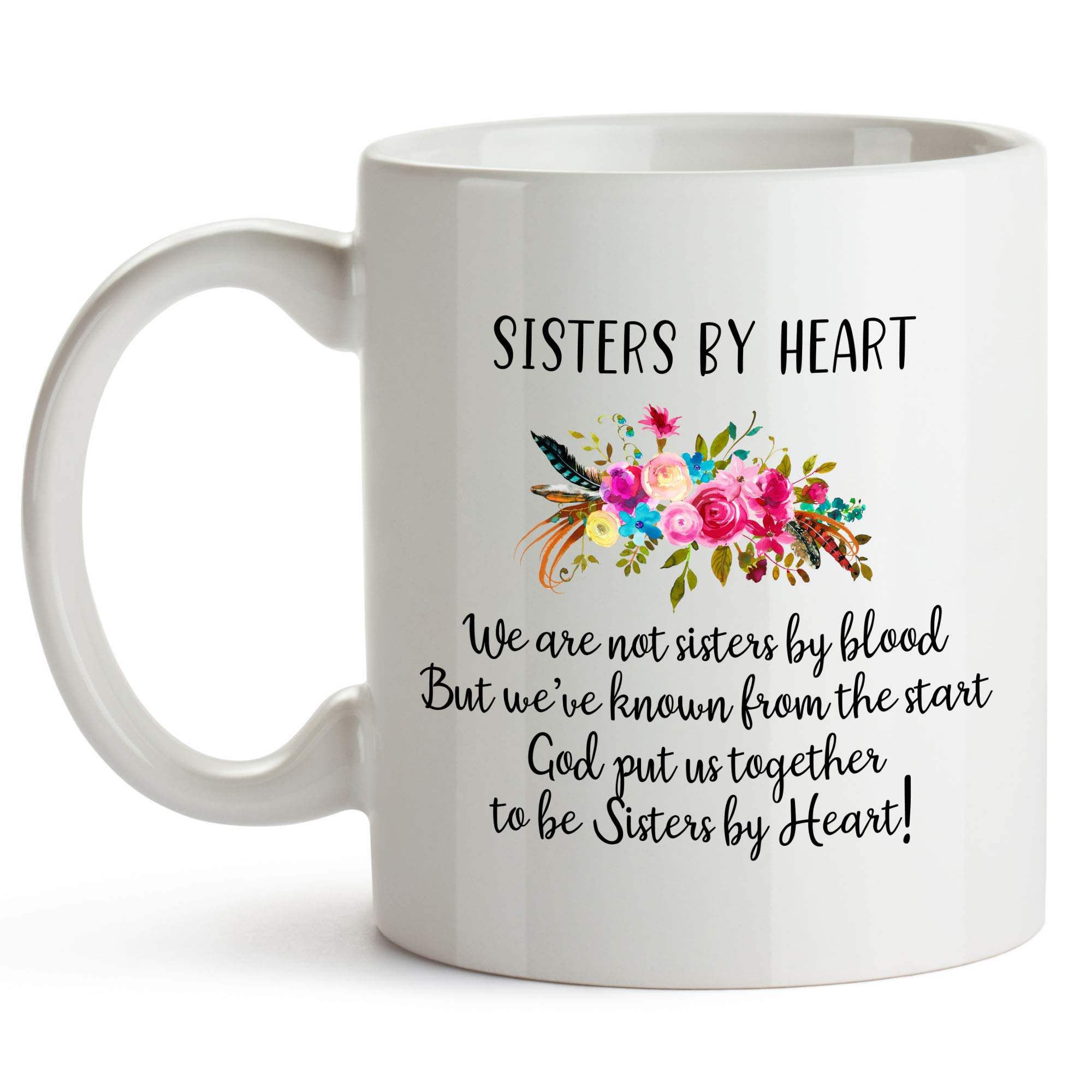 YouNique Designs 'Not Sisters By Blood' Mug - 11 Oz Ceramic Best Friend Gift, Dishwasher Safe - View #9