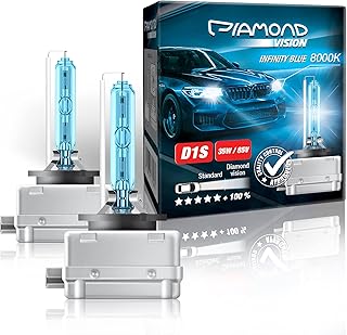 2x D1S 35W 85V 8000K Diamond Vision HID Bi Xenon Brenner Whitevision White Weiß Super Extrem Hell Laser Kit Nightbreaker E...