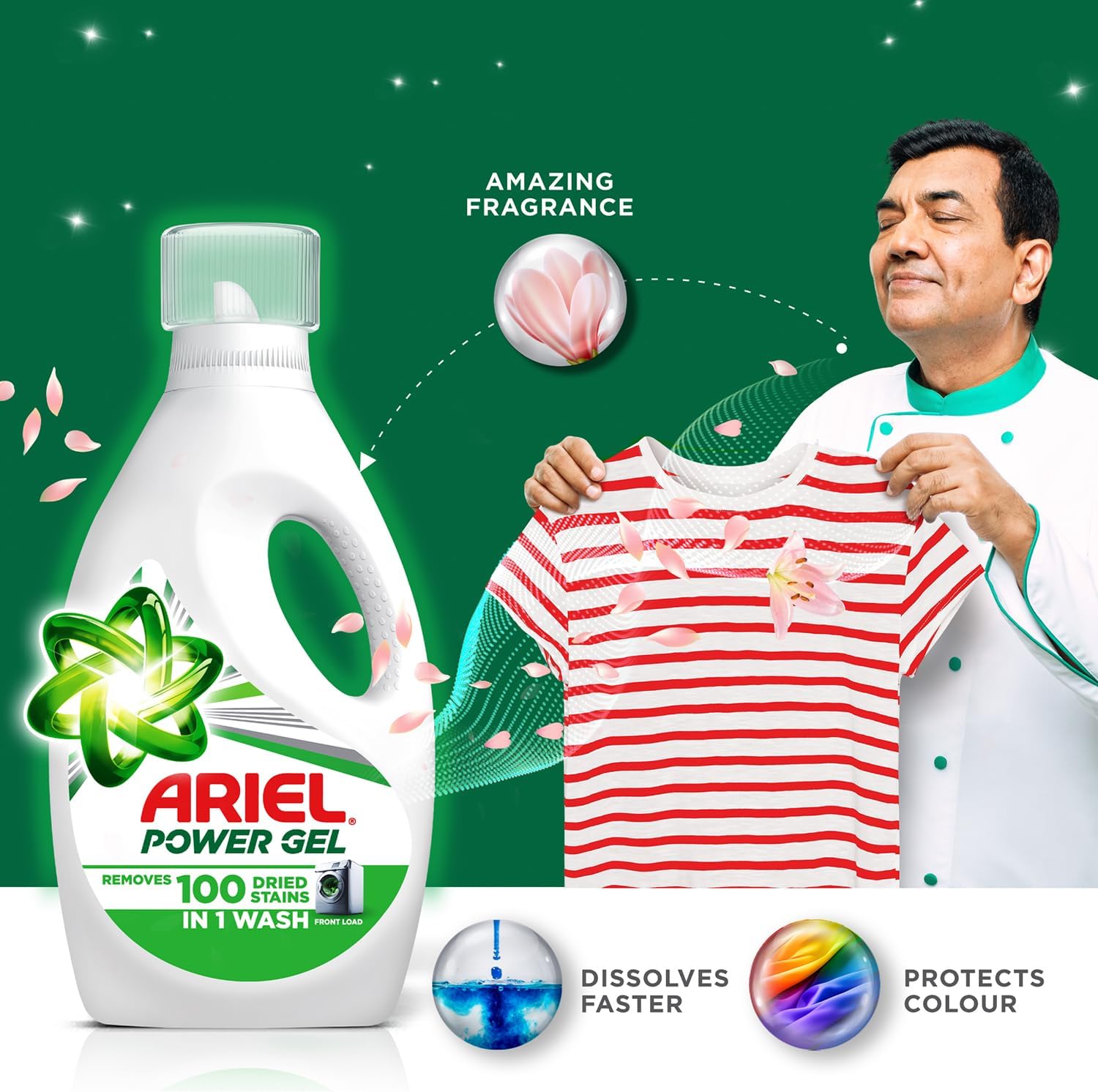 Ariel Front Load Matic Liquid Detergent 3.2Ltr