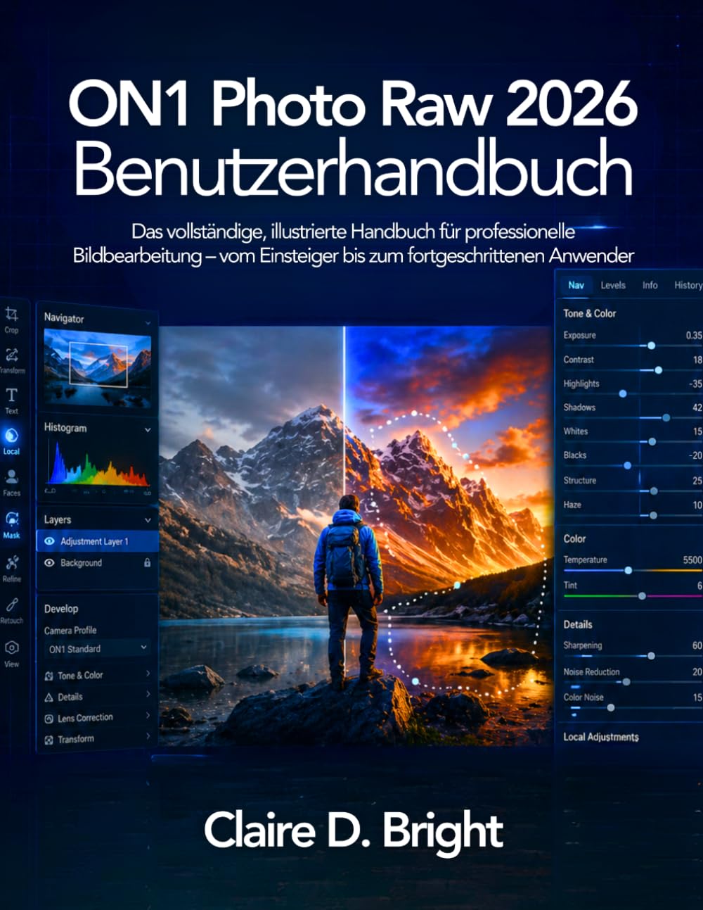 ON1 Photo Raw 2026 Benutzerhandbuch: Das vollständige, illustrierte Handbuch für professionelle Bildbearbeitung – vom Einsteiger bis zum fortgeschrittenen Anwender