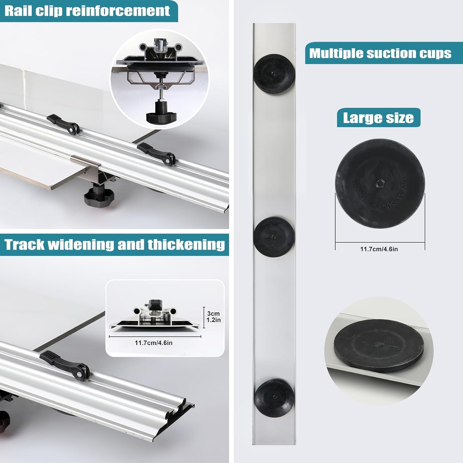 Electric Orbital Angle Grinder Tile Cutter for jiaomoji Large Ceramic Porcelain Tiles Up to 124 inches, Precise Ceramic Tile Cutting Tool(Angle grinder included)