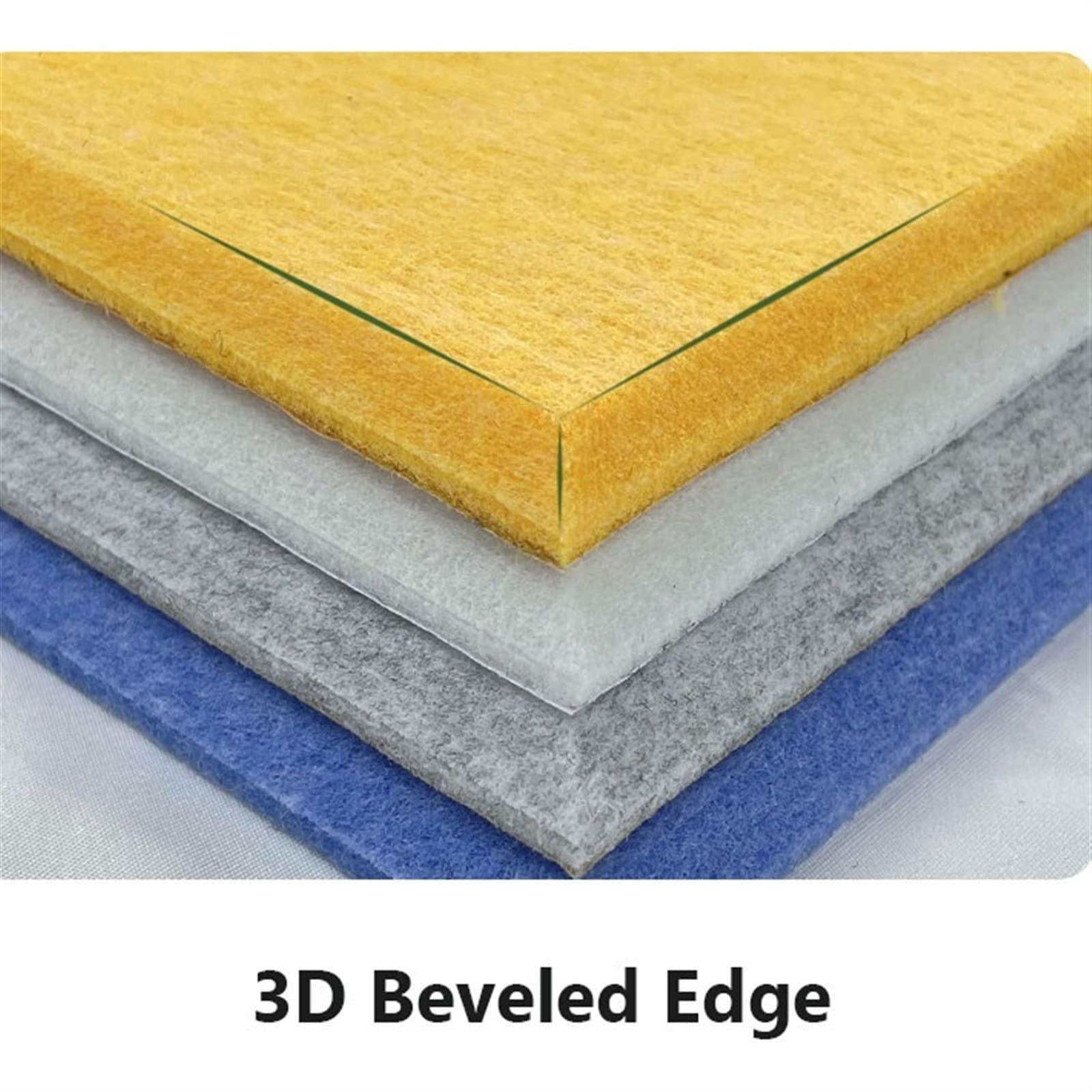 10Stück Quadratisch Akustikpaneele, schalldichte Schaumstoffplatten, Schalldichtes Interieur, Schallabsorbierende Paneele, 30x30x0.9cm,für Wand, akustische Behandlung for Studio, Zuhause und Büro