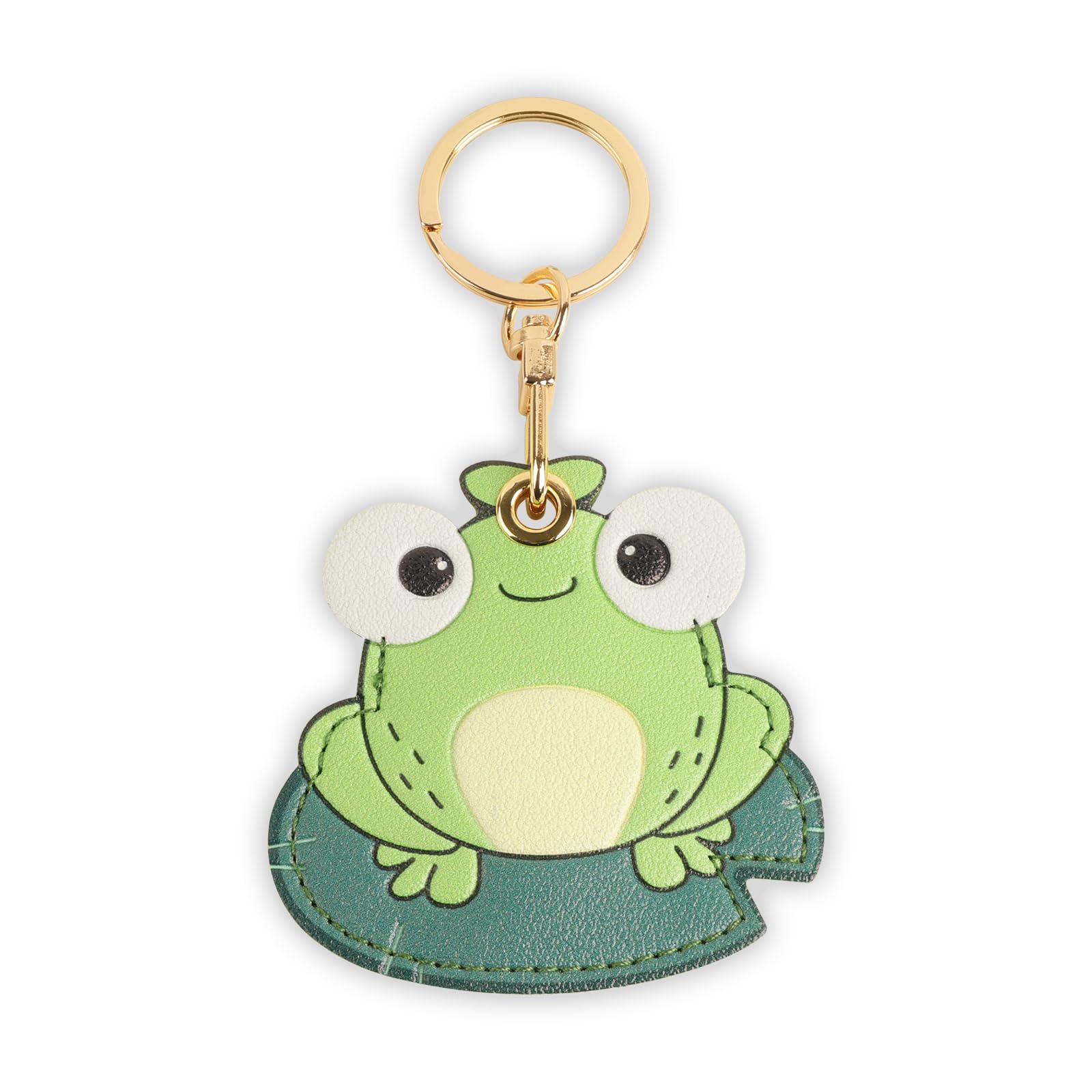Leather Keychain Case Holder Compatible with Apple AirTag, GPS Airtag Keychain Finder Tracker with Key Ring, Anti-Scratch Protective Air Tag Cover