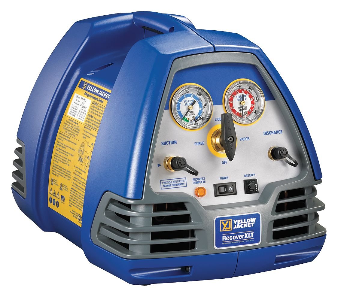 Yellow Jacket 95762 Recover XLT Refrigerant Recovery Machine with