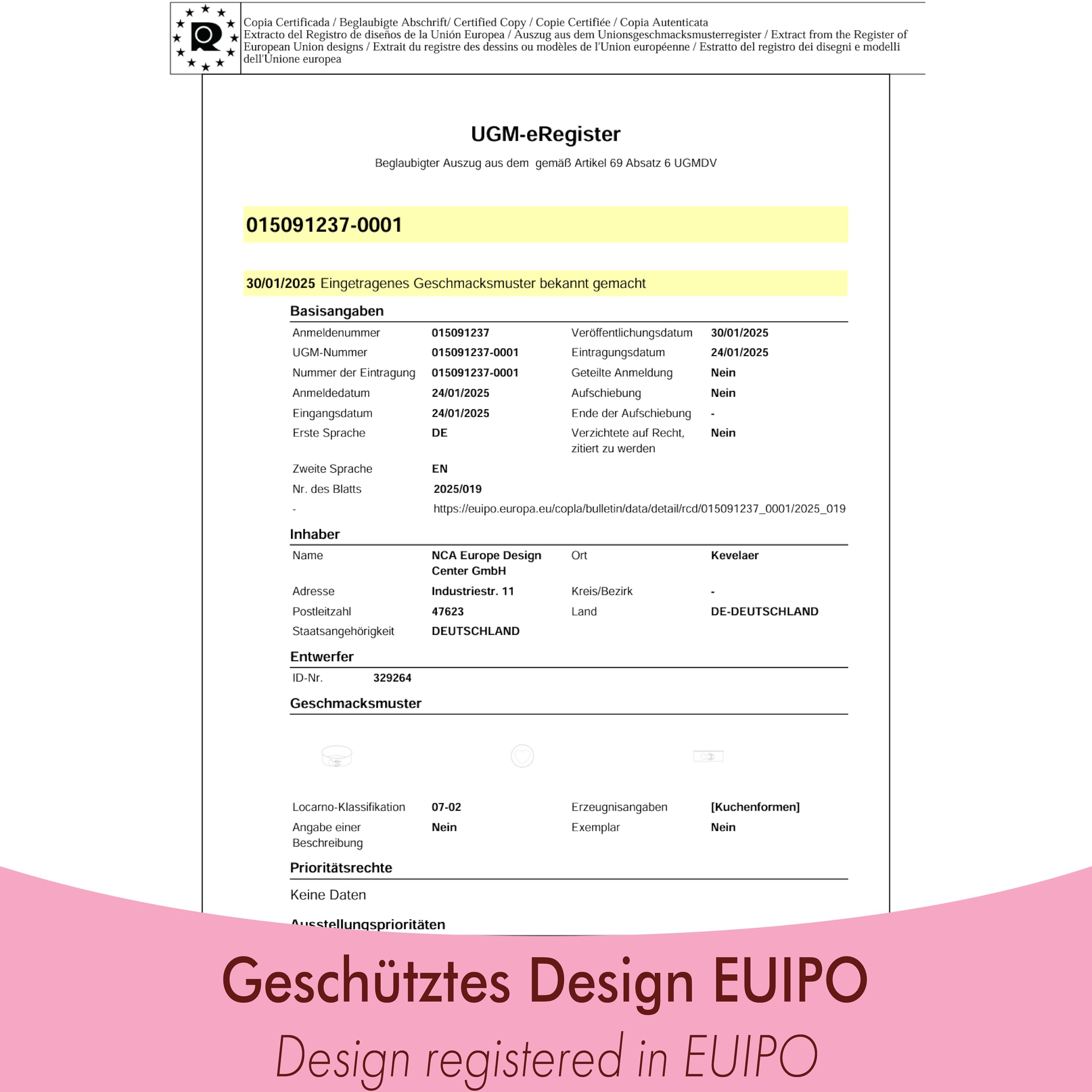 immer Stampo Tortiera Apribile con Cerniera Mini in acciaio inox non rivestita senza PFAS (18 cm)