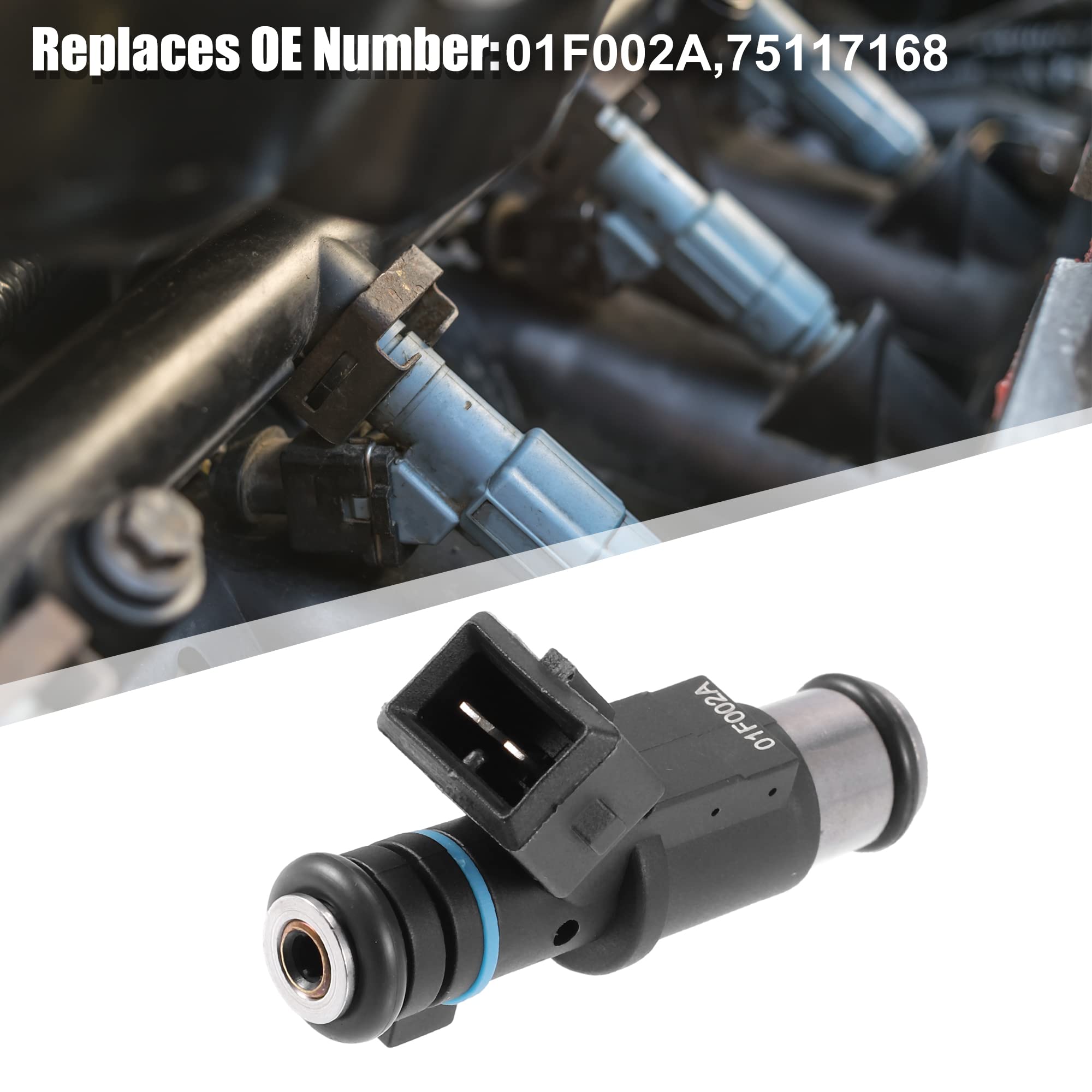 A ABSOPRO 4pz 01F002A 75117168 Automobile Iniettore carburanti per Peugeot