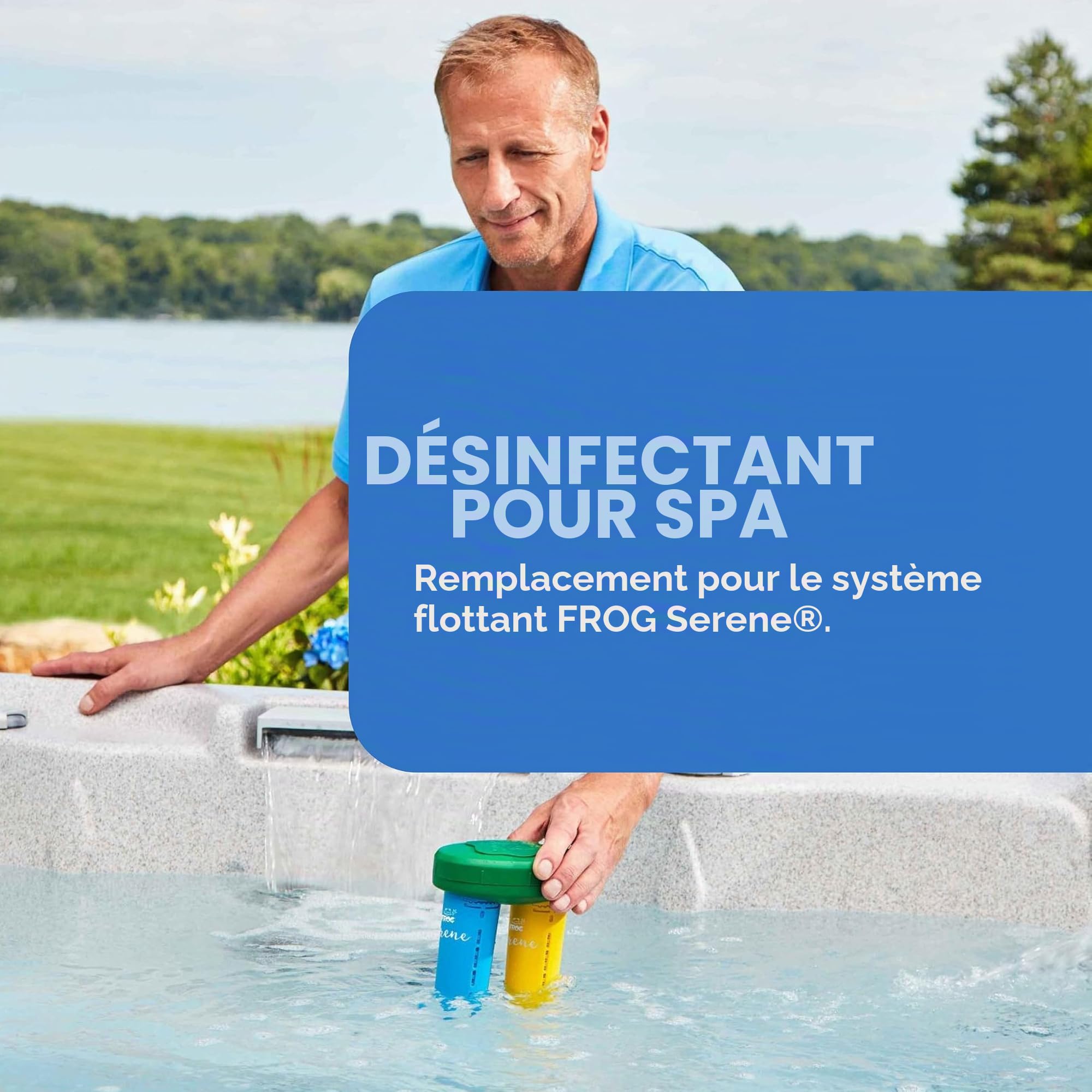 FROG Serene® Cartouche minérale + 4 cartouches de brome