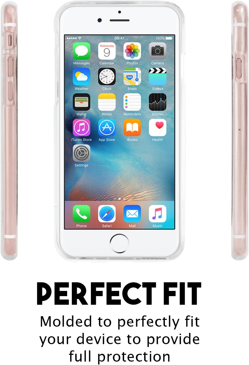 Goospery Clear Jelly for Apple iPhone 7 Case (2016) Slim Thin Rubber TPU Case (Clear) IP7-JEL-CLR