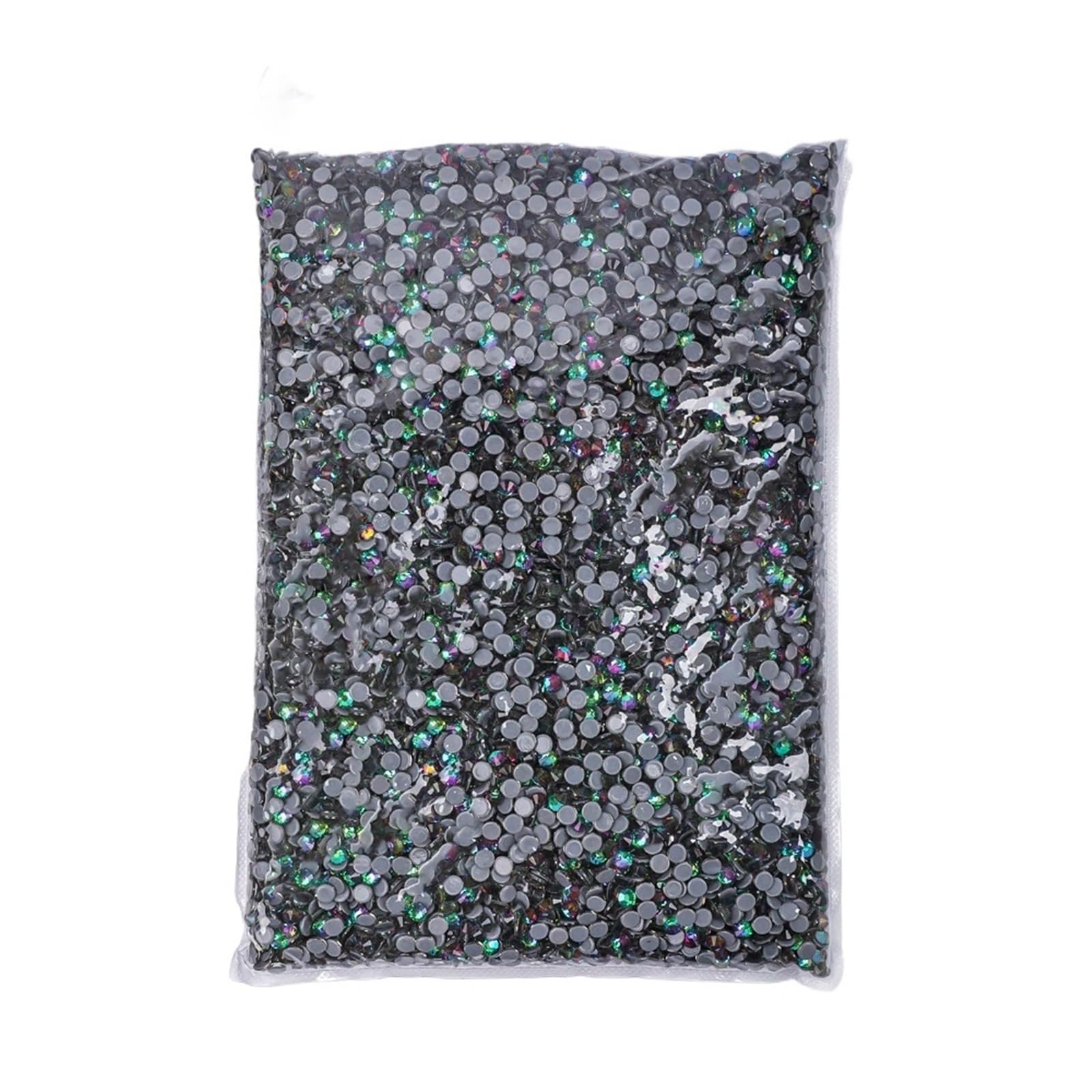 Strass hotfix vert volcano SS6 pour customisation textile de précision