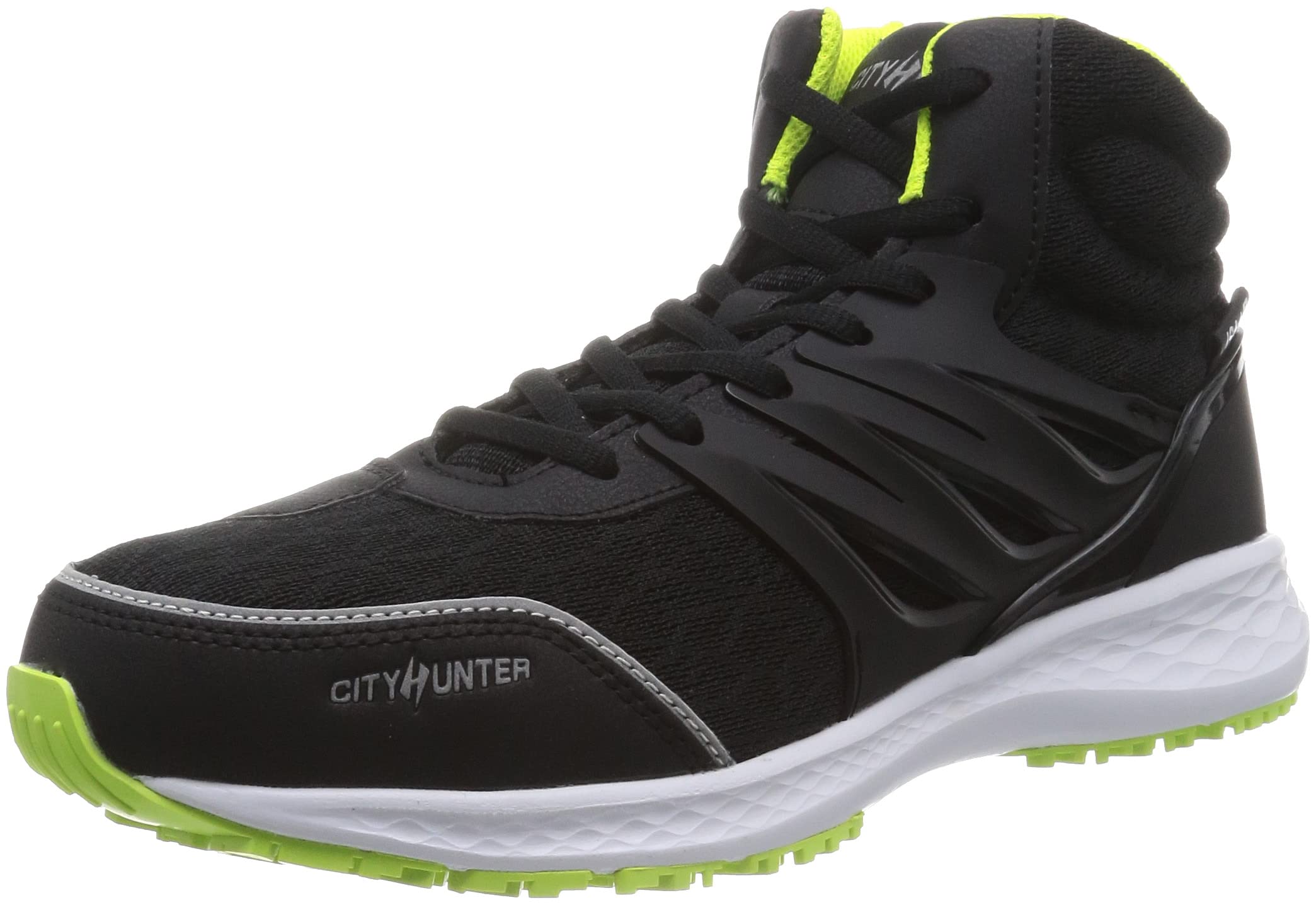 Fukuyama Rubber City Hunter Men's Sneakers Boots, black