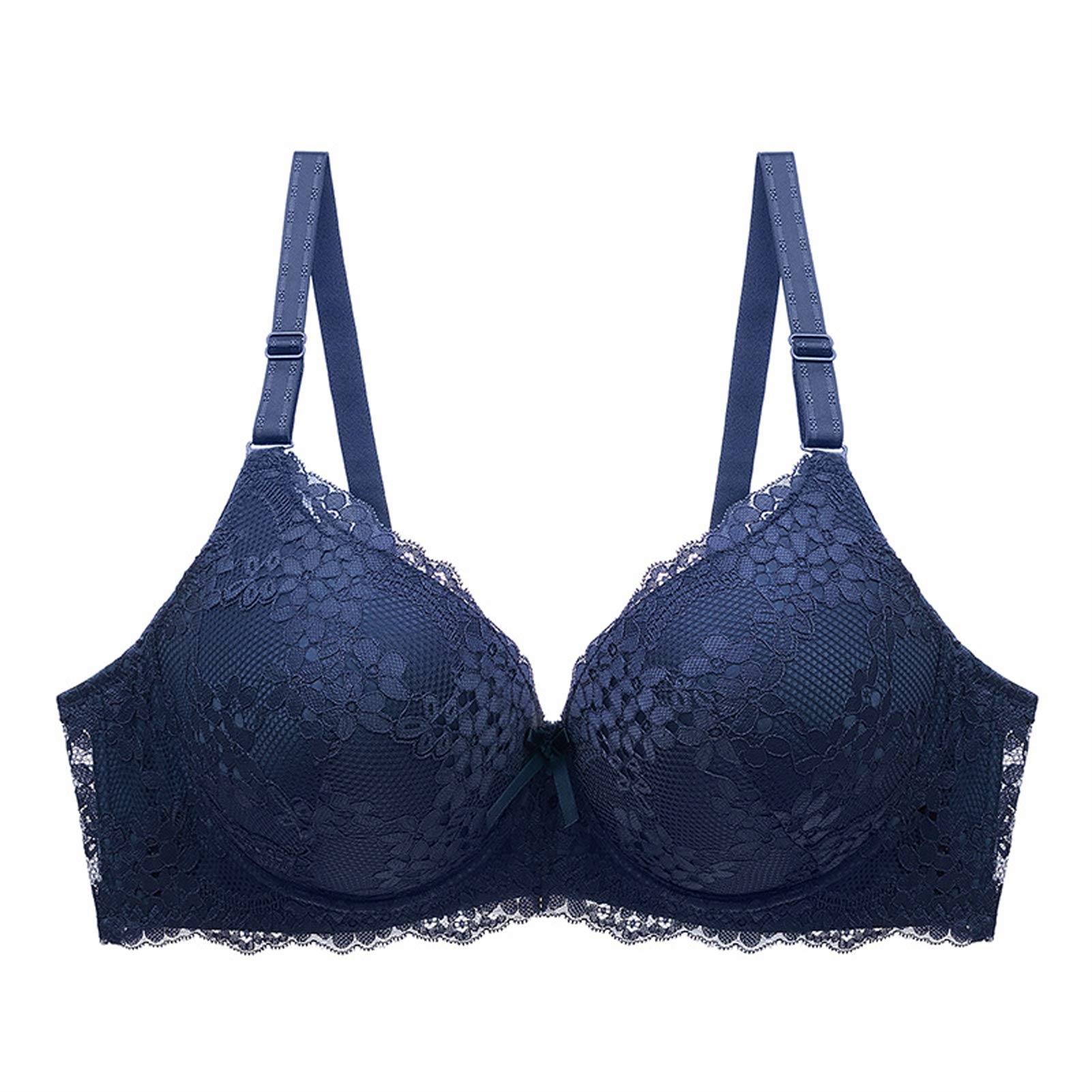 Soutien-gorge à armatures bleu taille 110E grand maintien en dentelle