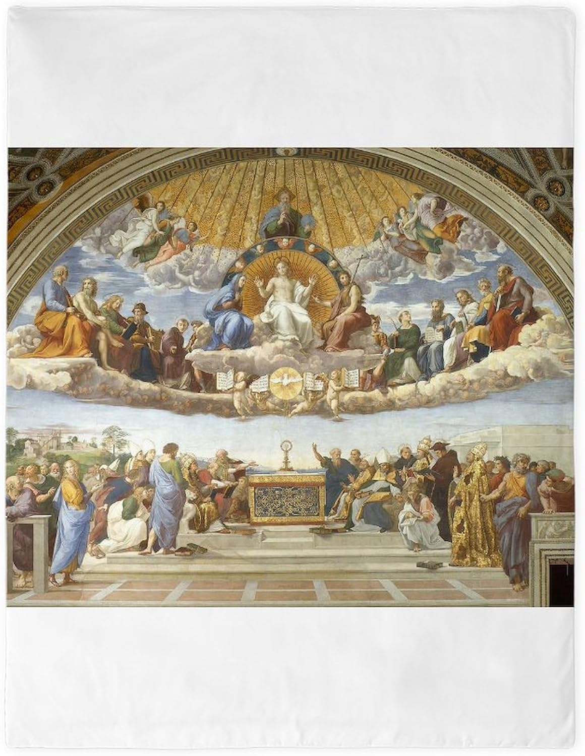 CafePress Disputa by Raphael Twin Duvet Cover, Printed Comforter Cover, Unique Bedding,