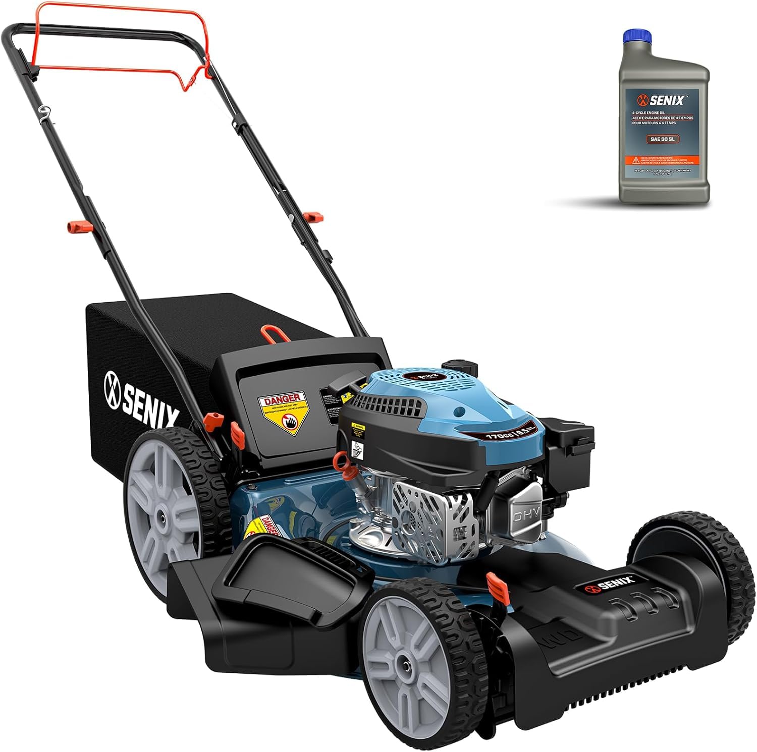 SENIX 21-inch gas self-propelled mower