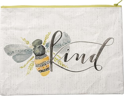 Primitives by Kathy Carpeta con cremallera temática de abeja Kind Bee