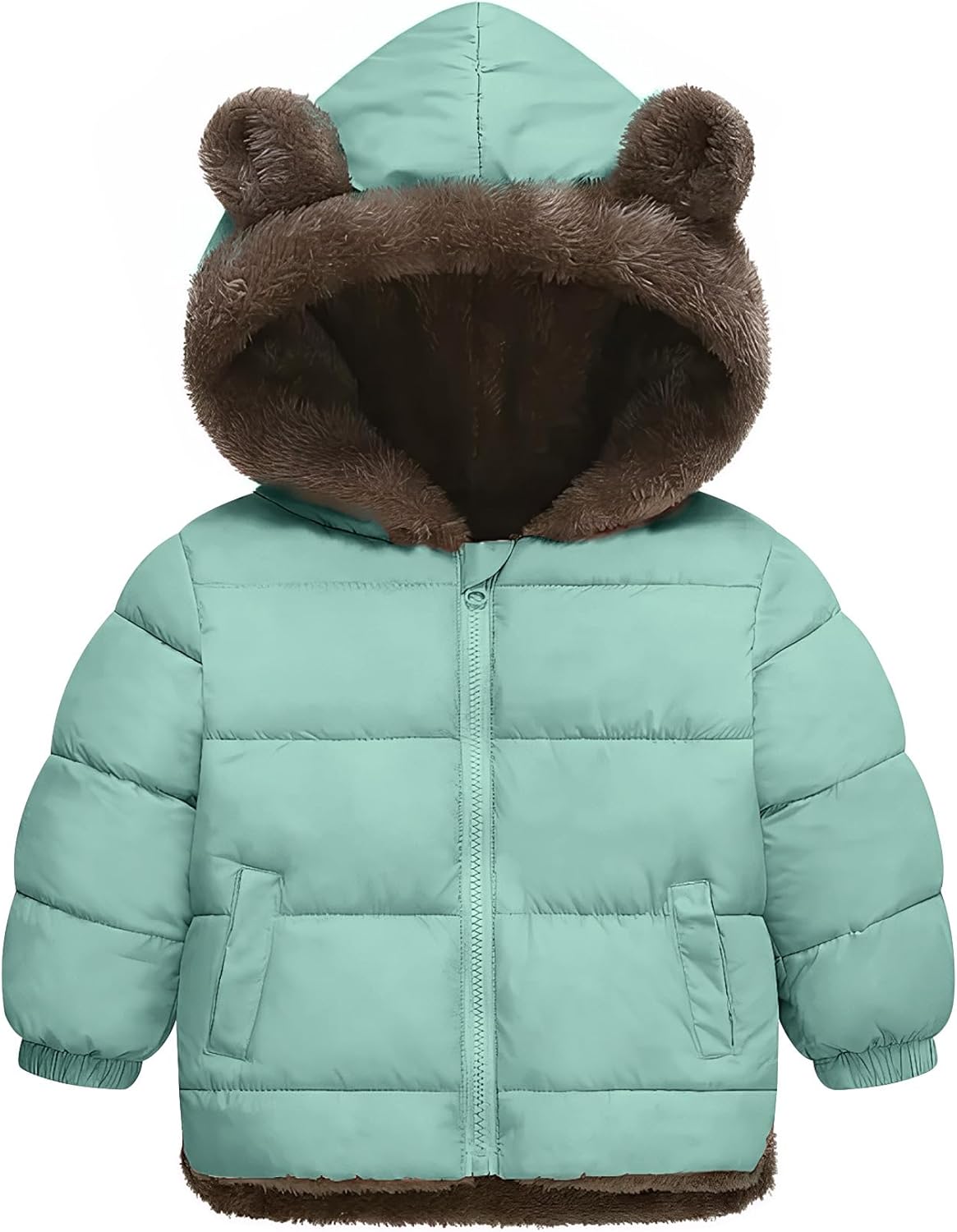 COZYPOIN Toddler Baby Boys Girls Winter Fleece Jackets Cute Bear Hooded Coats Little Kids Warm Windproof Outerwear for 1-6T COZYPOIN Toddler Baby Boys Girls Winter Fleece Jackets Cute Bear Hooded Coats Little Kids Warm Windproof Outerwear for 1-6T