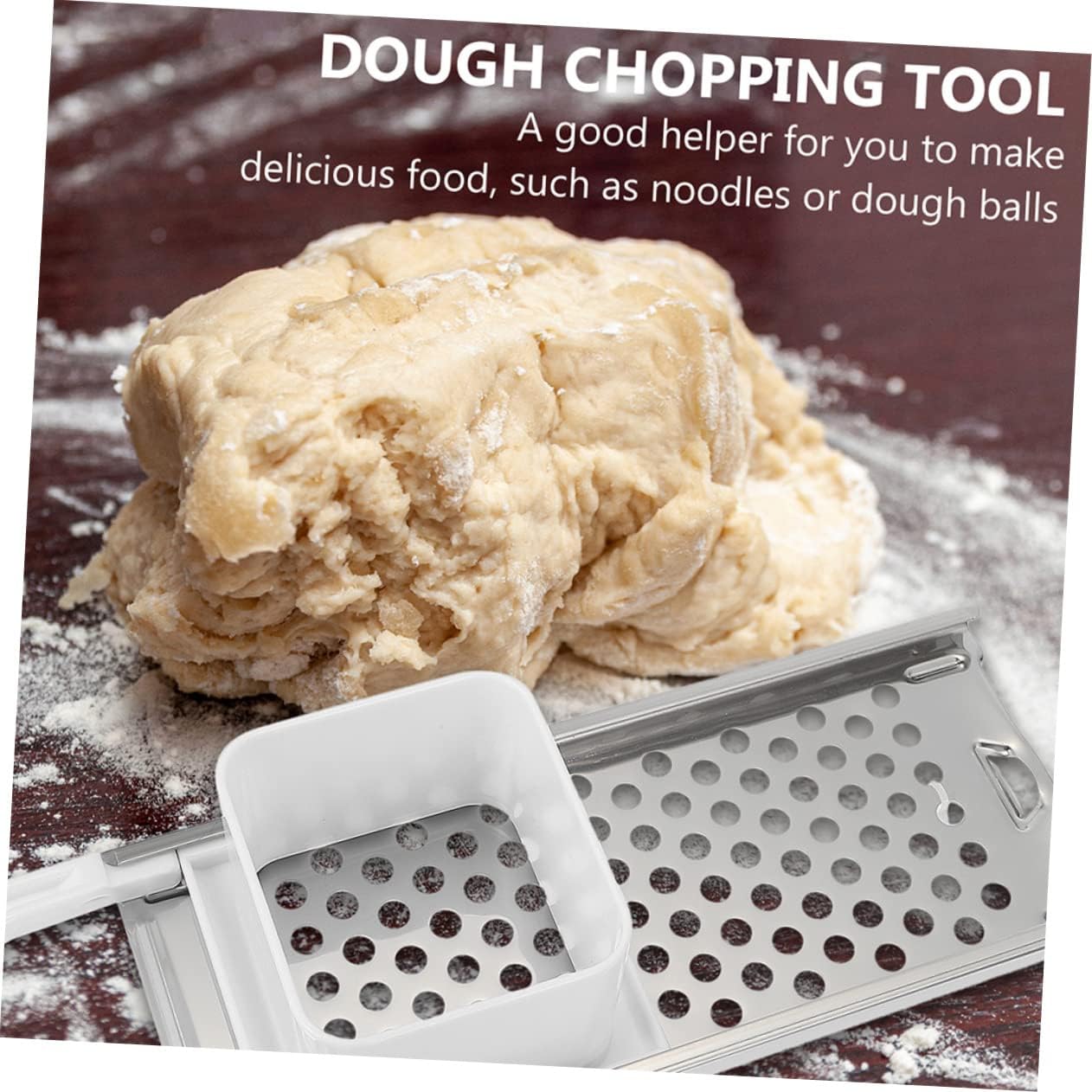 2pcs Stainless Steel Scrapers Manual Hand Slicer for Noodles and Rust Cutting Tools Comfortable Handle and Design