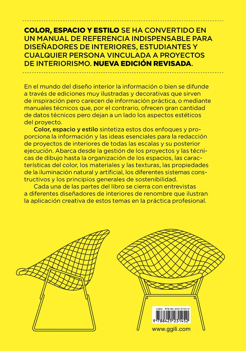 Color, espacio y estilo: Detalles para diseñadores de interiores (SIN COLECCION)