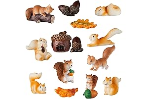 Tiny Things Miniatures Squirrel Figurines