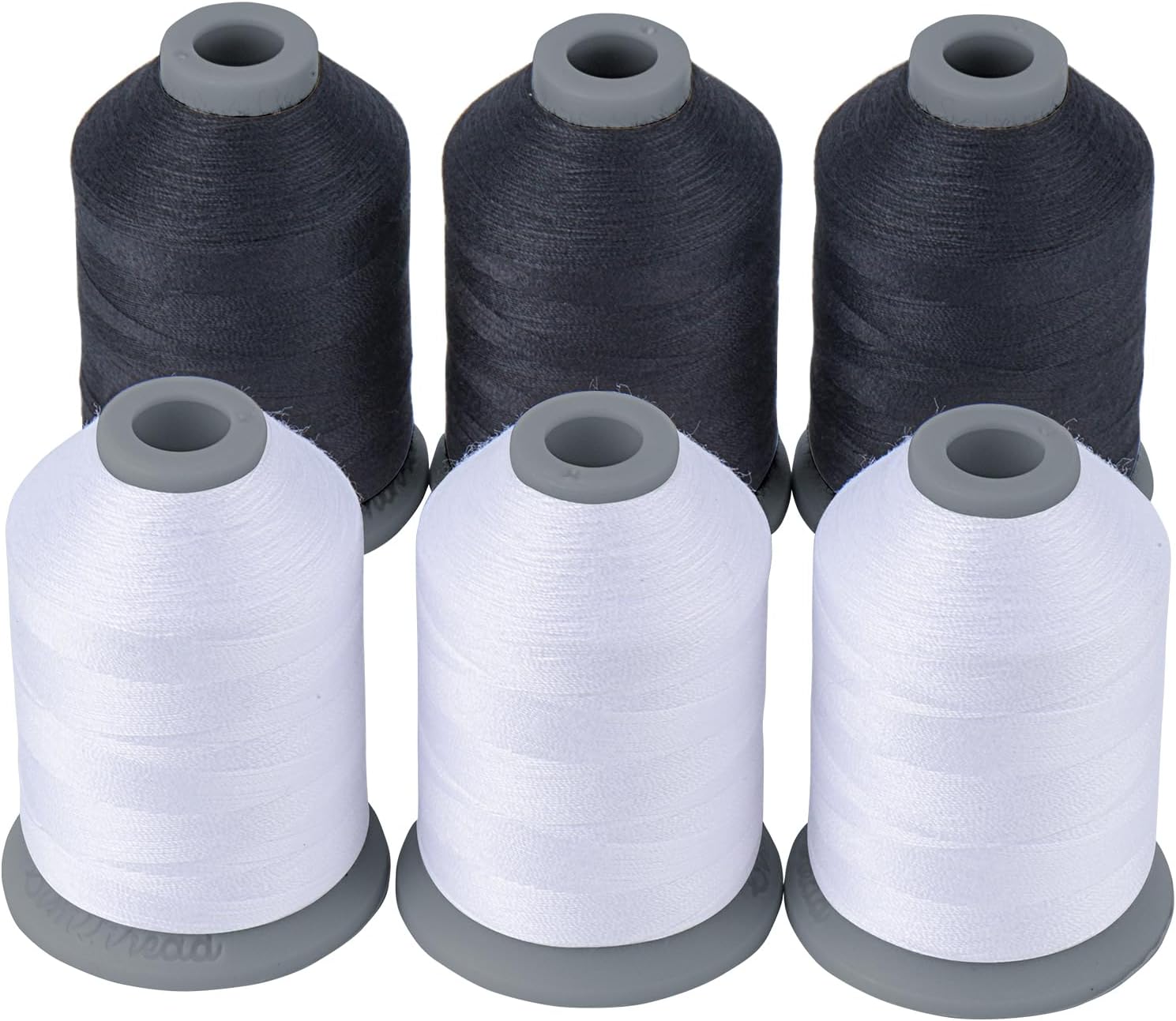 Simthread All Purposes Sewing Thread, 12 Spools Size 40D/2