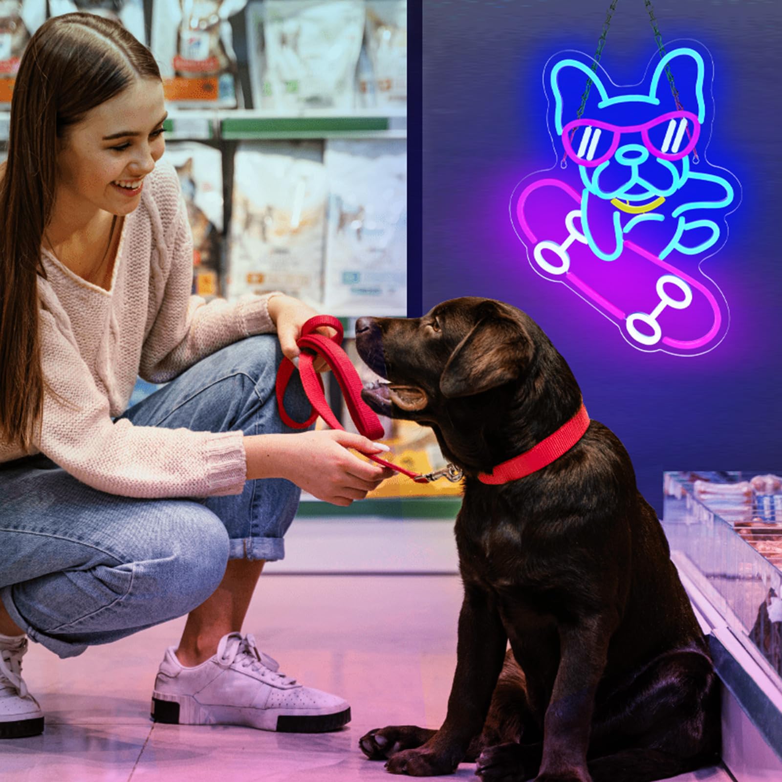 TWODOGS ネオン Two Dogs（ツードックス）のネオンライト看板