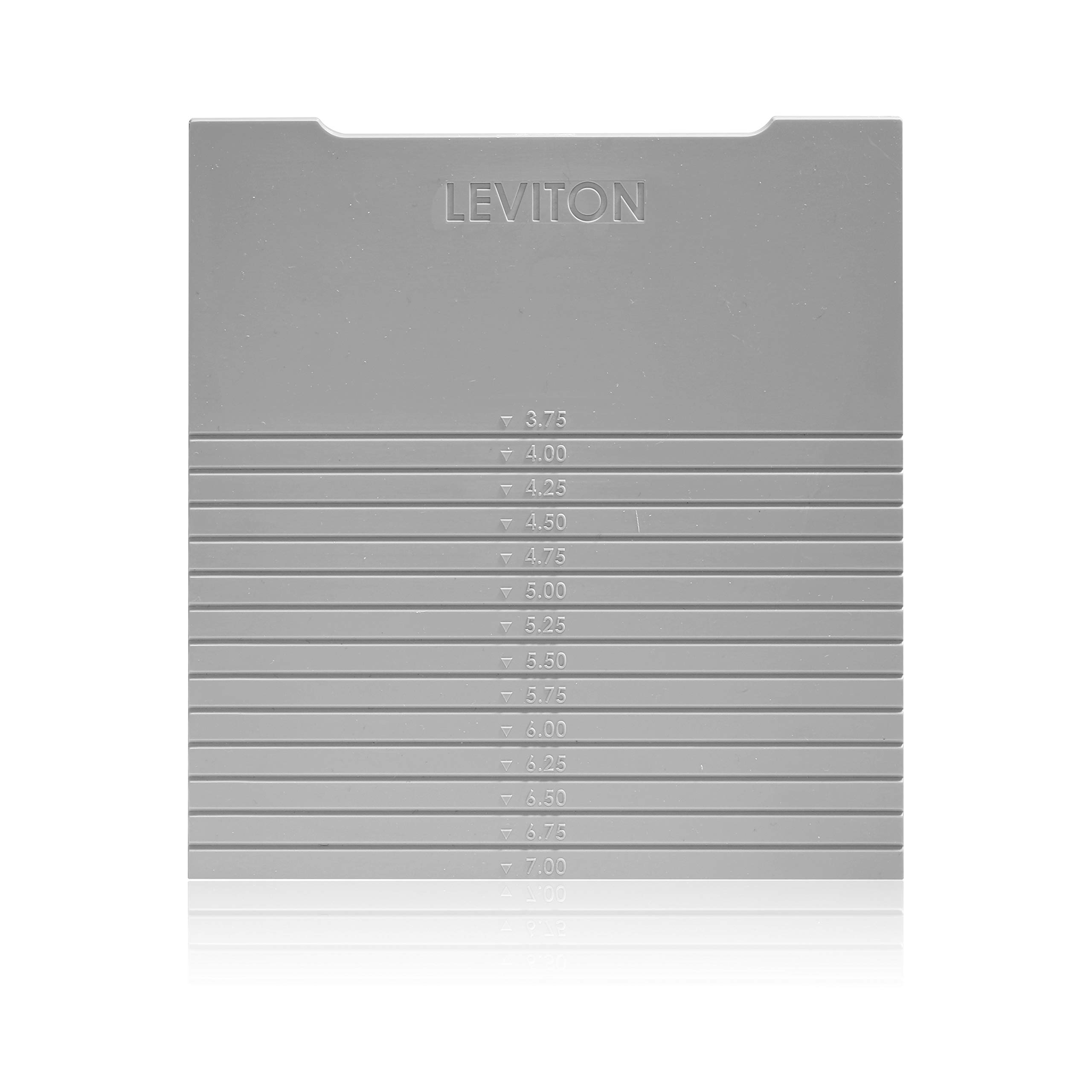 Bac à béton intercalaire gris Leviton pour coffrage de chantier - 5