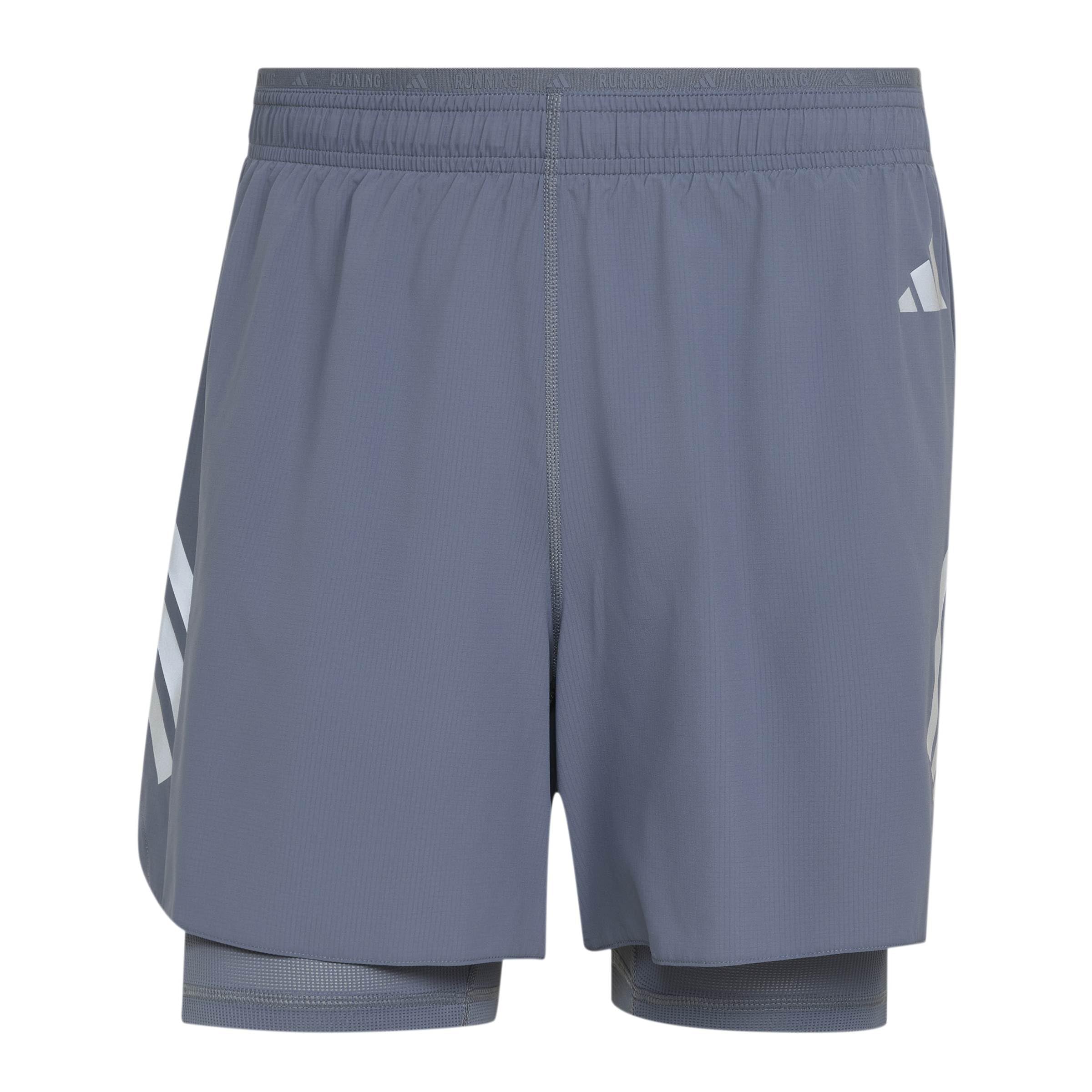 adidas Herren Adi365 Running Formotion Iconic 2In1 Shorts, Onix, 4XL