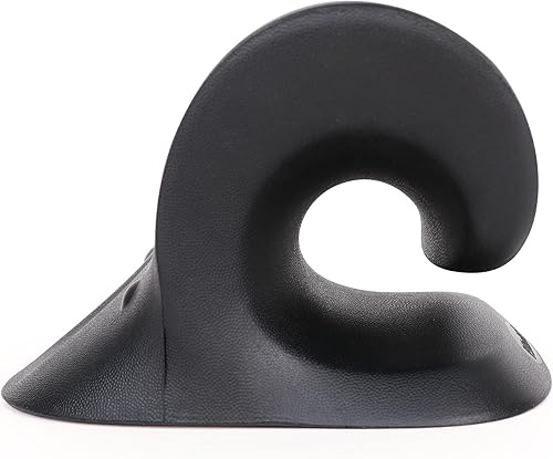 Vista 3 de RESTCLOUD Cómodo estirador de cuello para alivio del dolor de cuello, relajación de cuello y hombros, dispositivo de tracción cervical para alivio